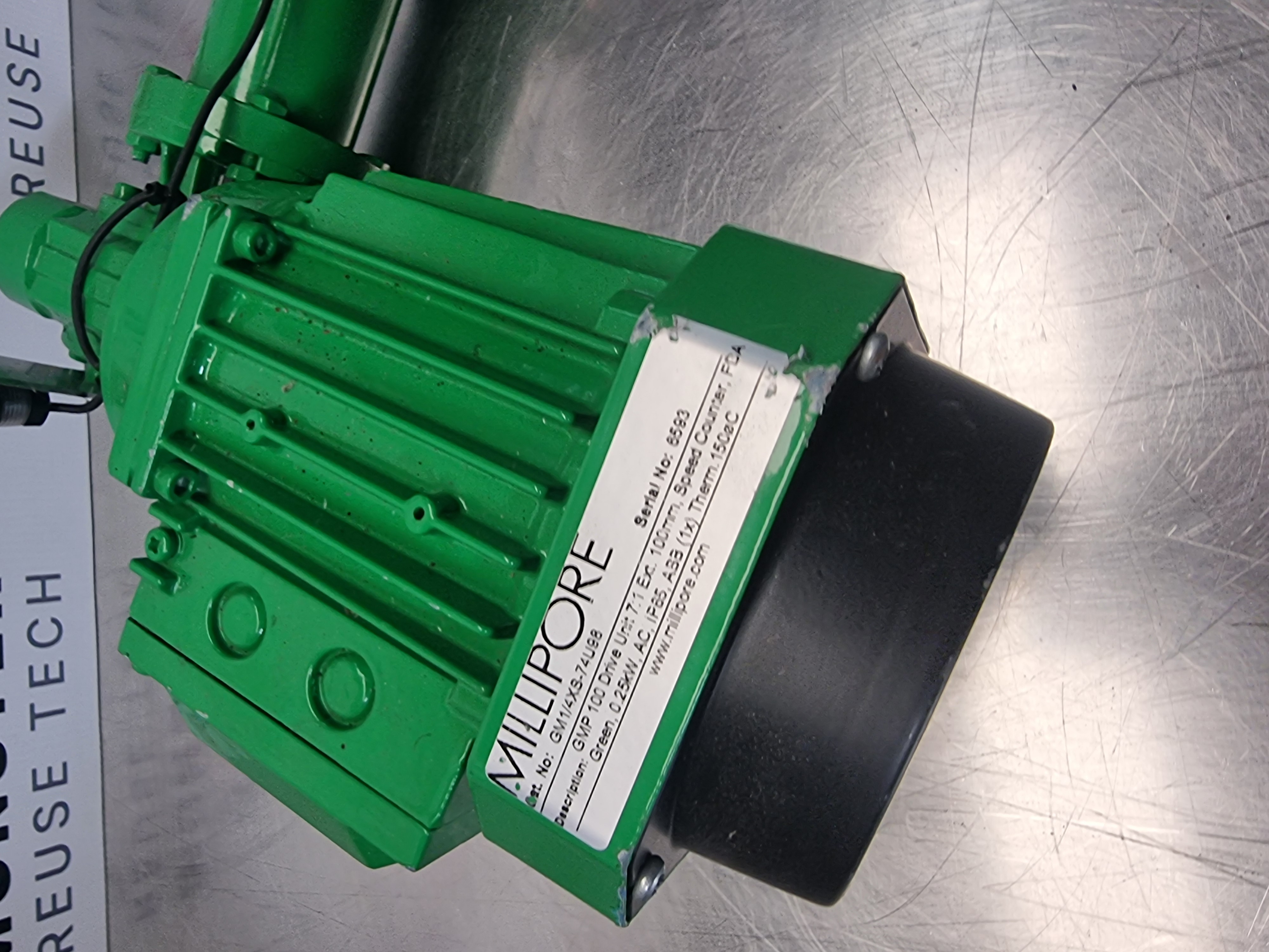 Used Millipore Novaseptic GMP 100 Drive Unit | CAT no. GM1/4XS-74U98