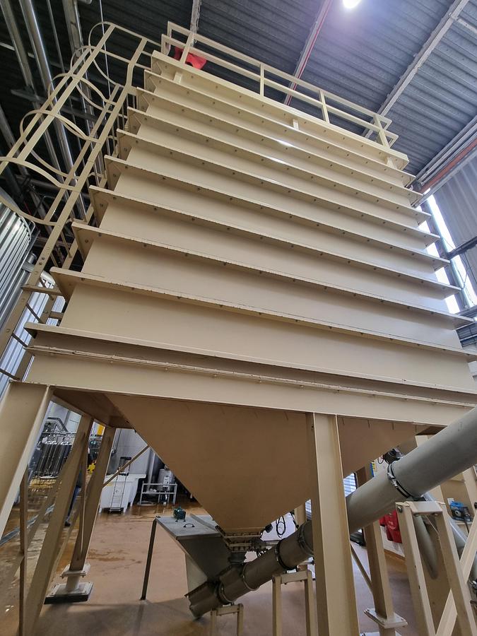 Used Guttridge Grain Intake System & Silo for Brewery