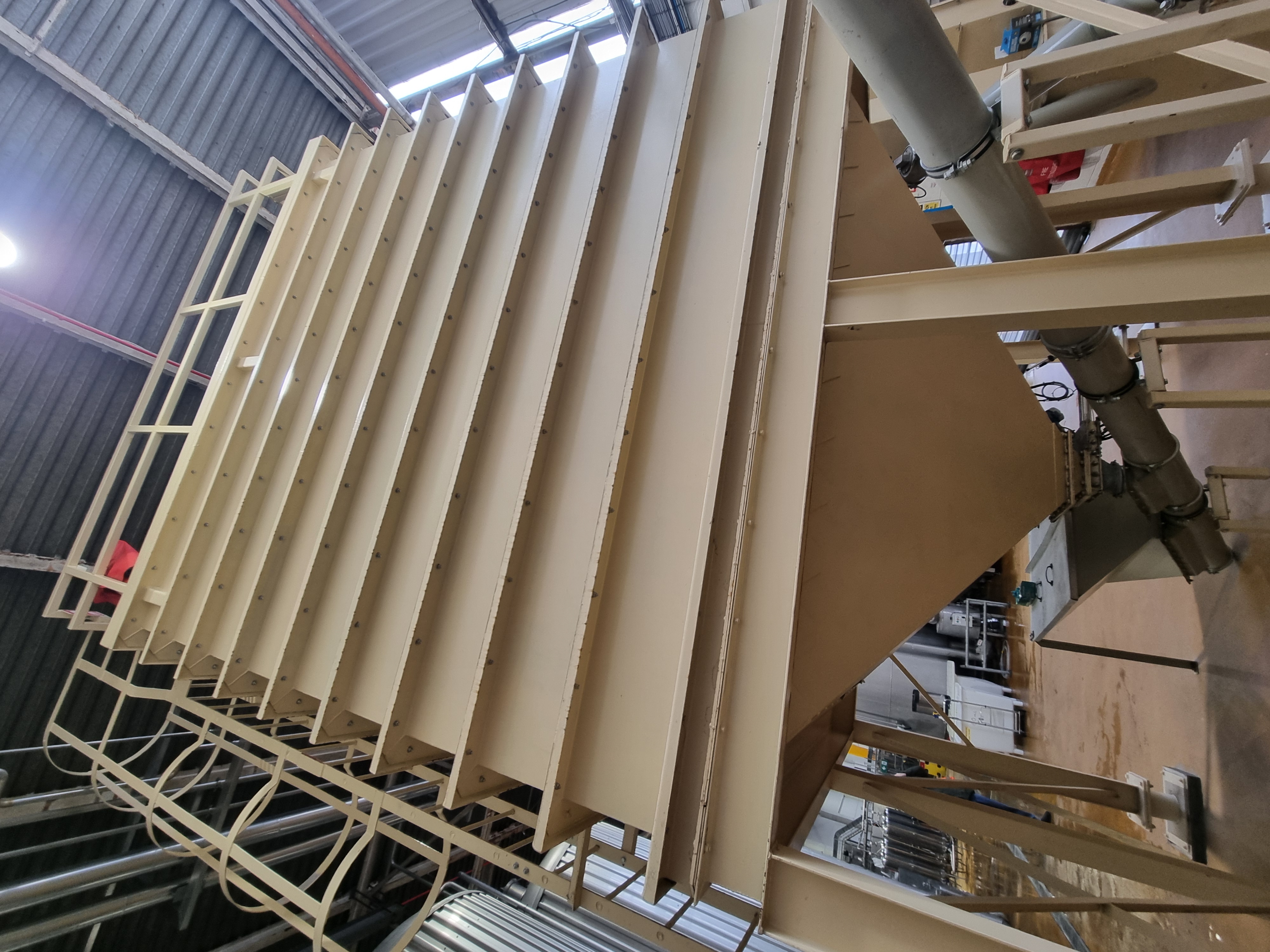 Used Guttridge Grain Intake System & Silo for Brewery