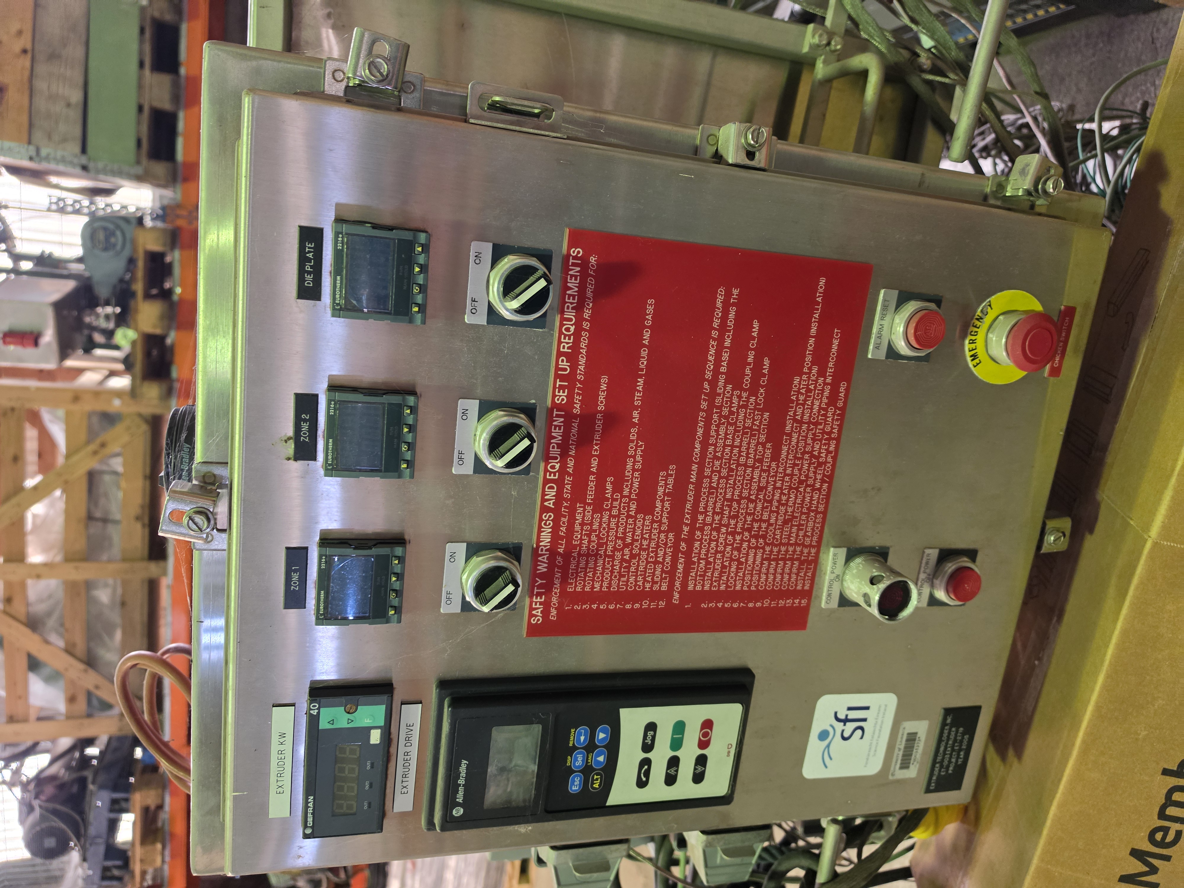 Used Extruder Technology ET-003 Twin Screw Extruder