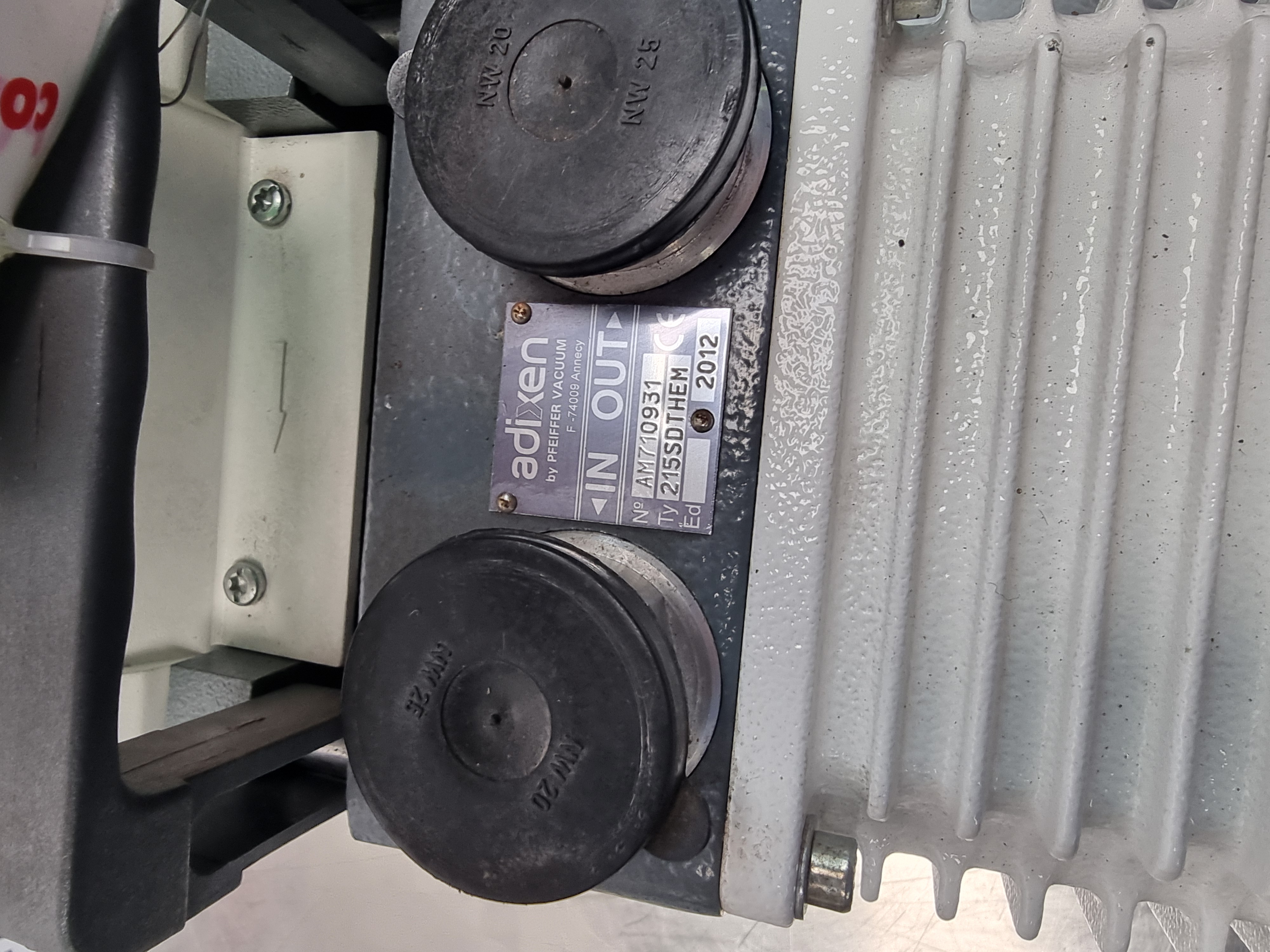 Used Pfeiffer Adixen 2 Stage Vacuum Pump | Part no. 215SDTHEM | Year 2012