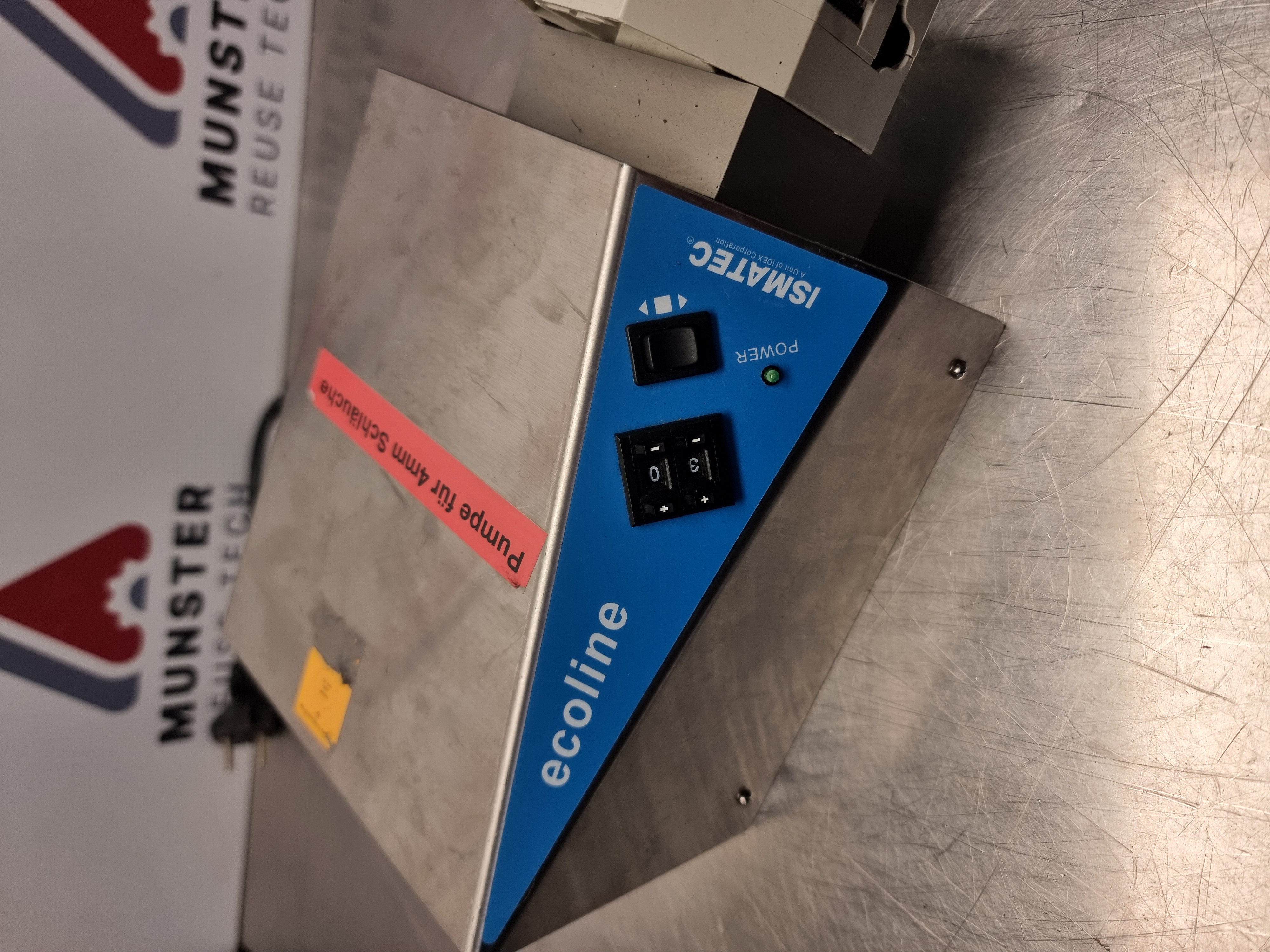 Used Ismatec Ecoline Peristaltic Pump C/W Cole Palmer Easy Load 7518-10 Pump Head