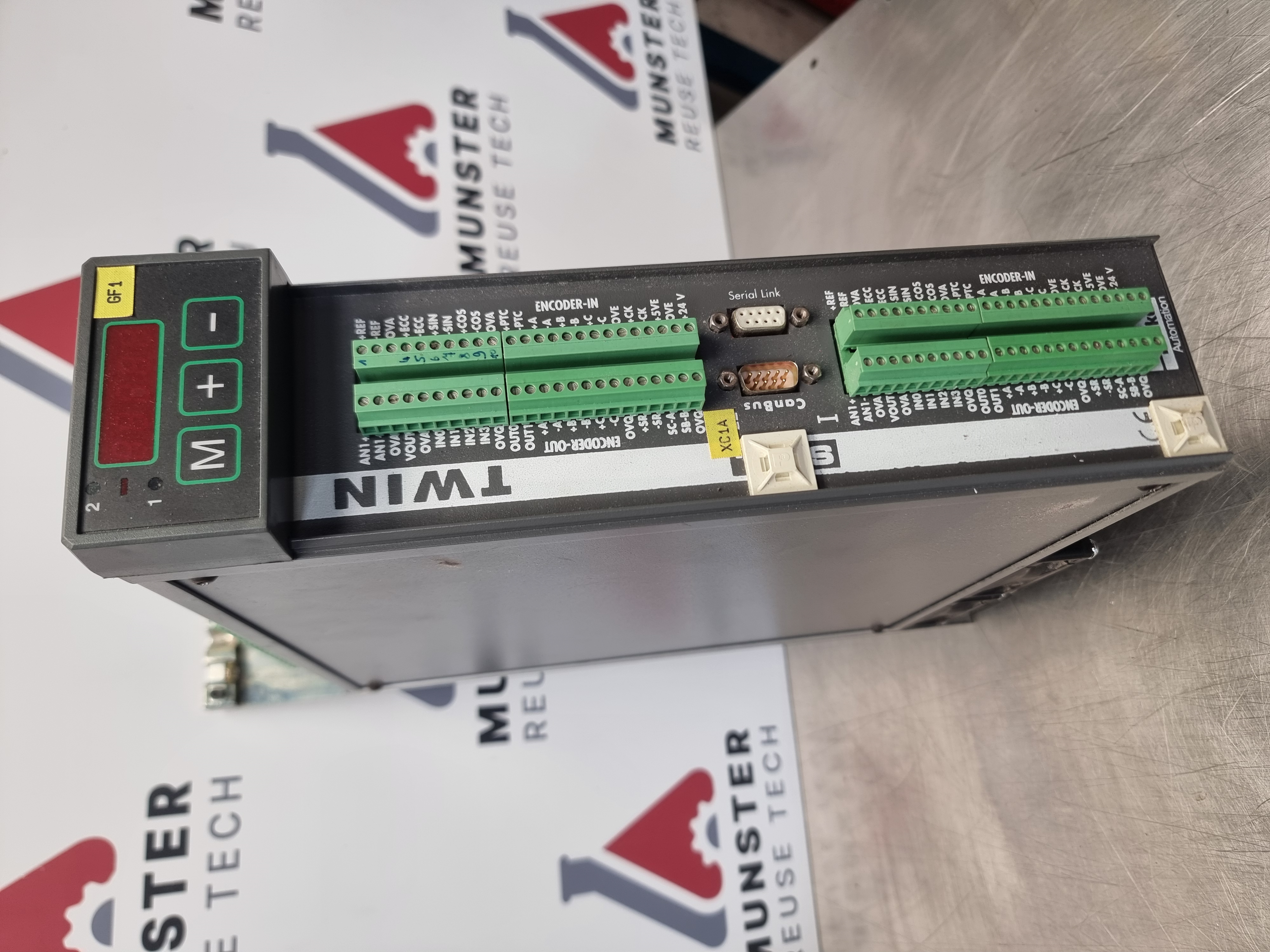 Used Parker Hannifin TWIN8 Servo Drive | Power Output: 2X3XAC 480V 8+8A