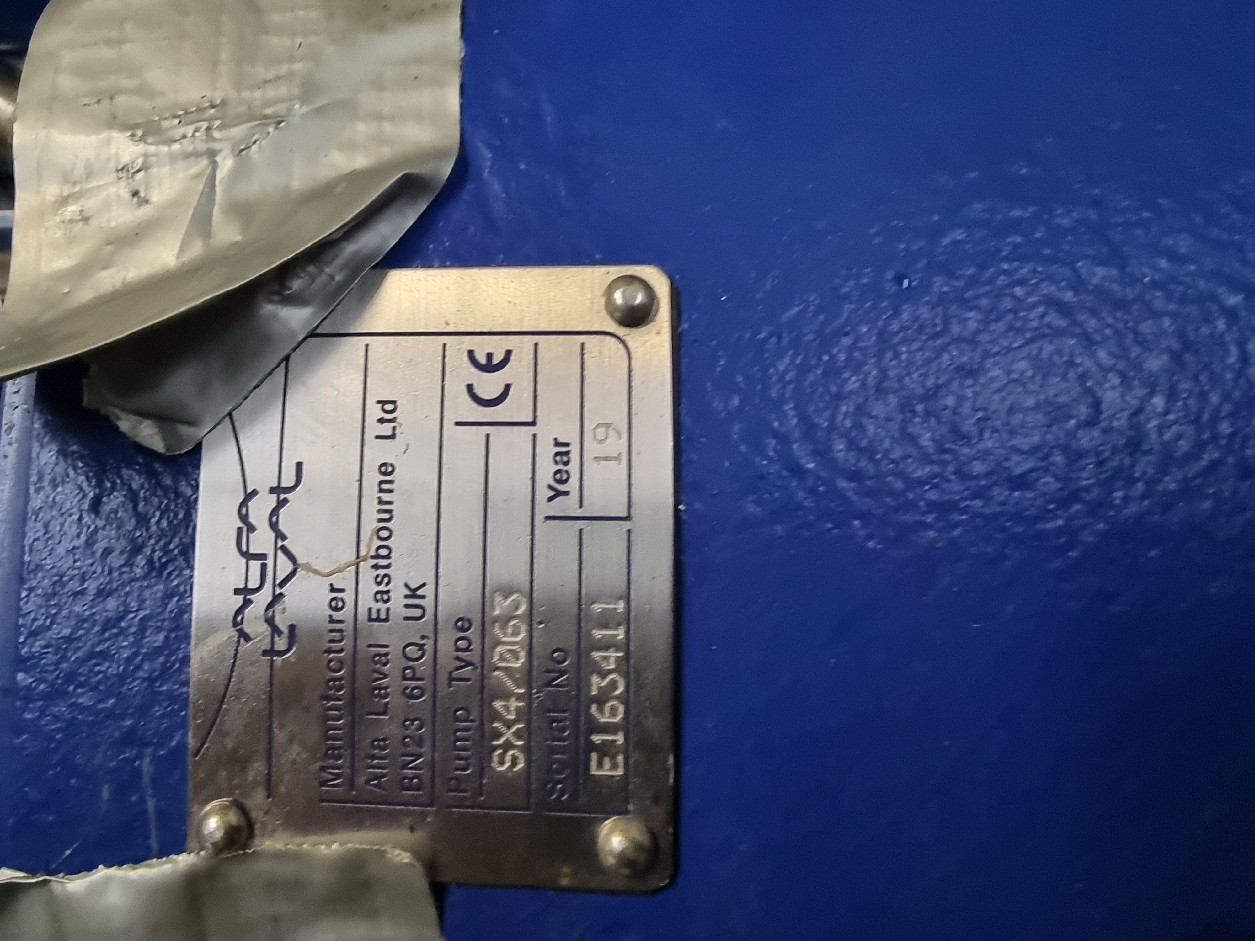 Used Alfa Laval SX4/063 Series Rotary Lobe Pump | Never Used!