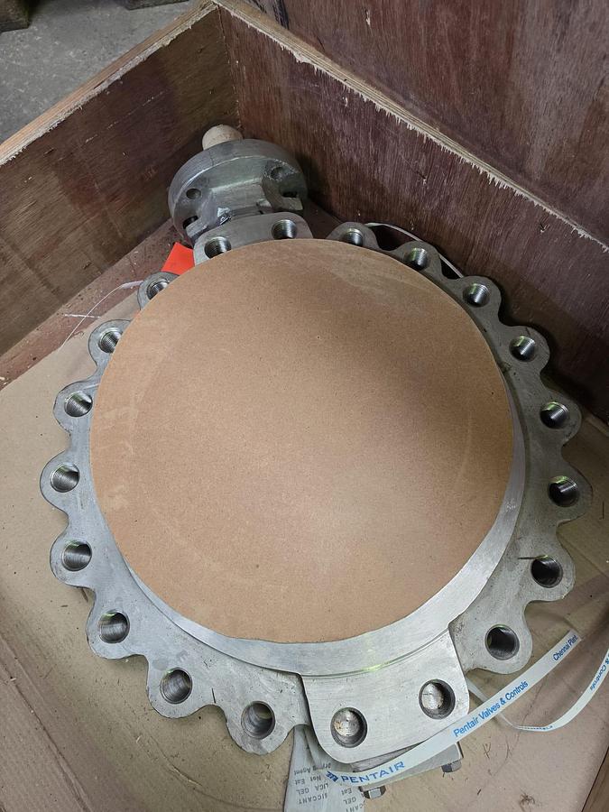 Keystone 16" Stainless Steel Butterfly Valve/ DN400