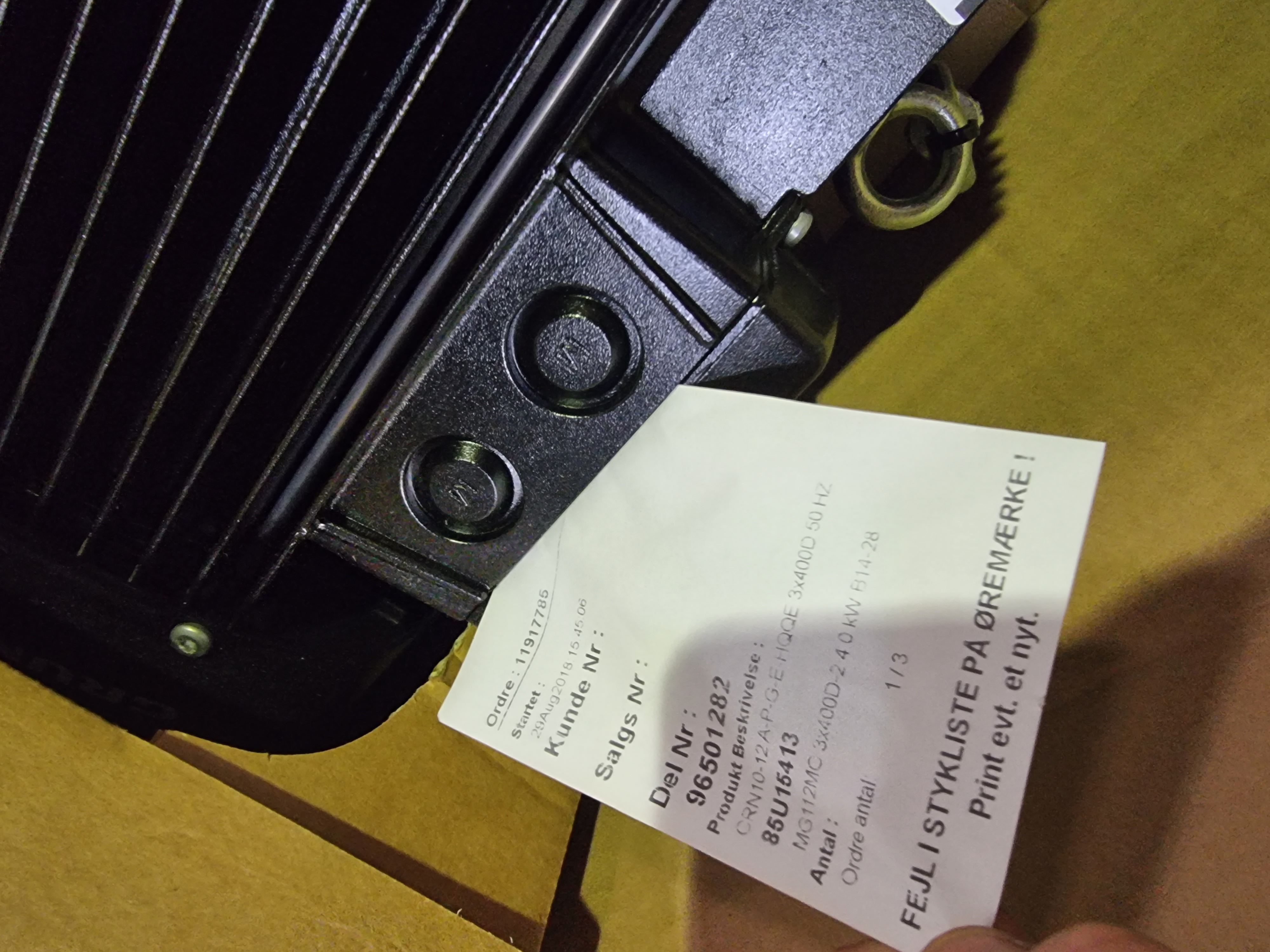 Grundfos CRN10-12 Vertical Centrifugal Pump | p/n: 96501282