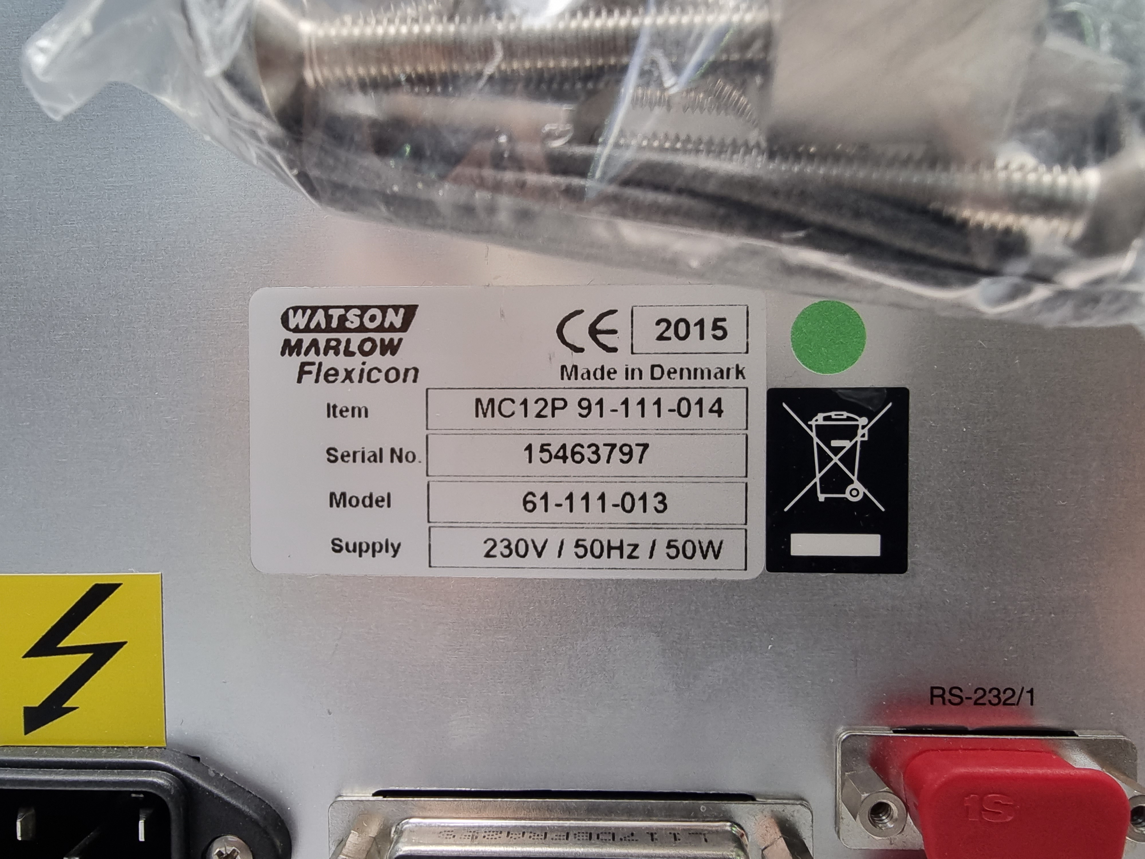 Watson Marlow / Flexicon Controller | MC12P 91-111-014 | Model: 61-111-013