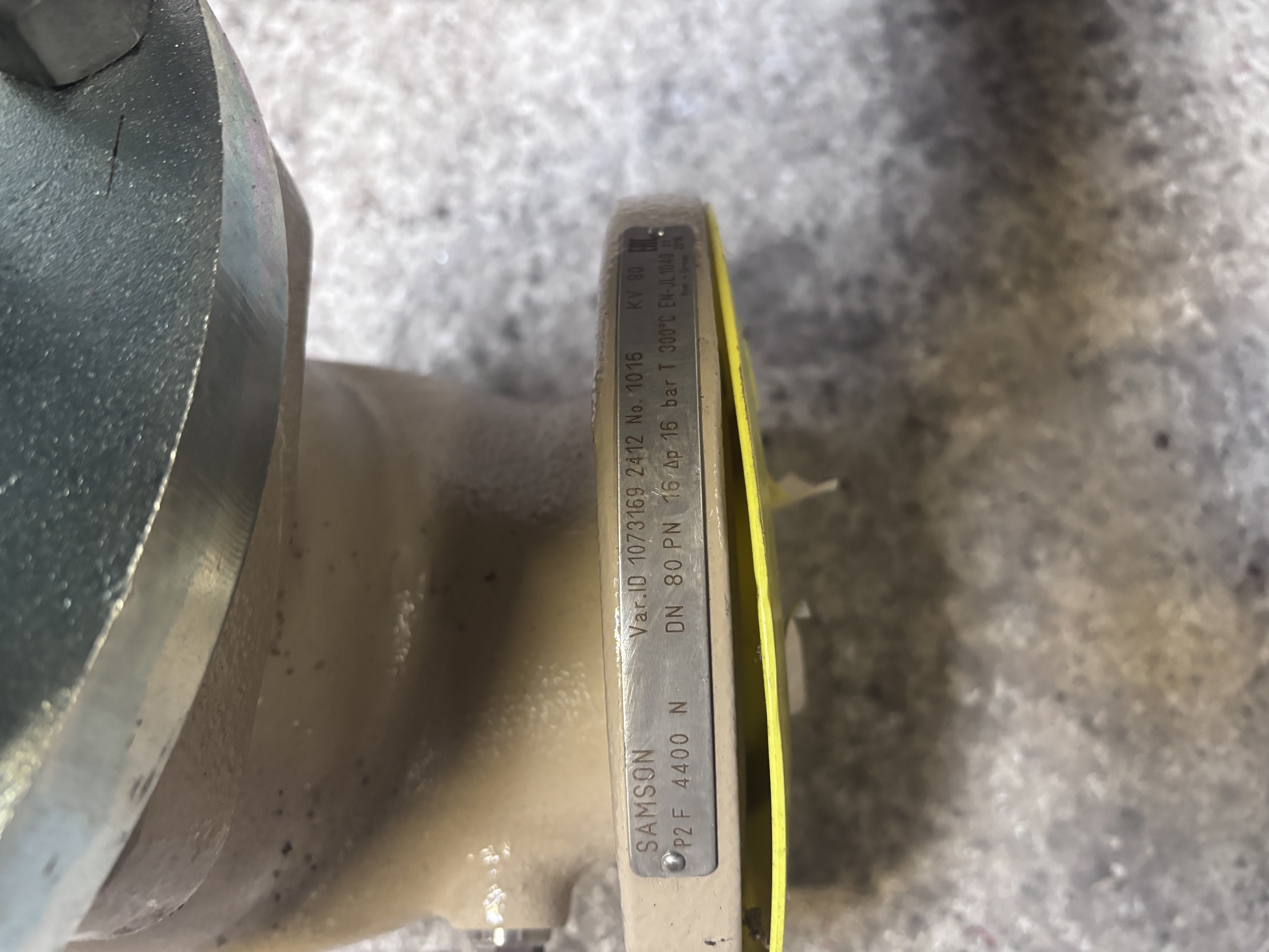 Used Samson Valve DN80 PN16