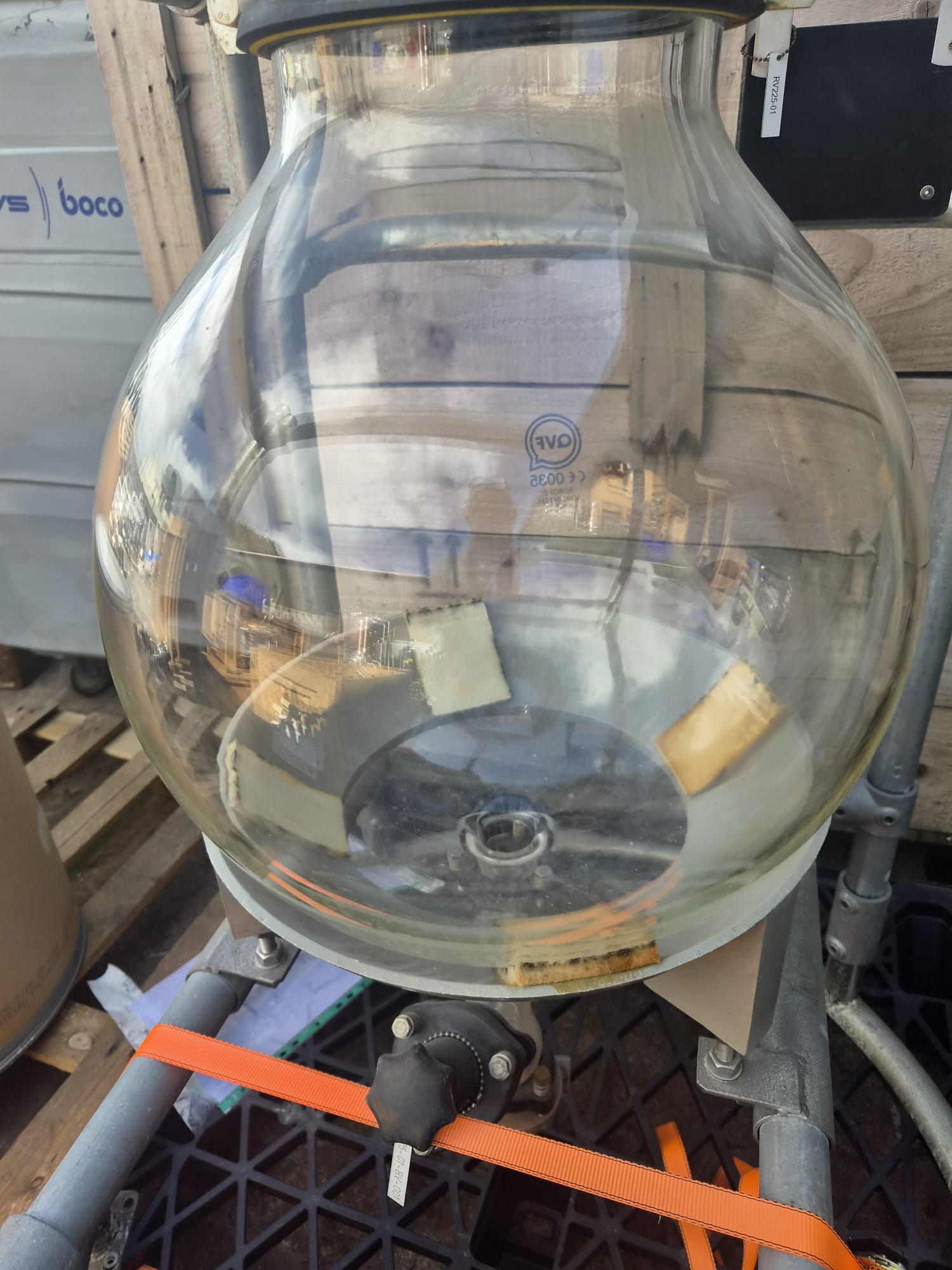 Used QVF Glass Industrial glass Reactor model