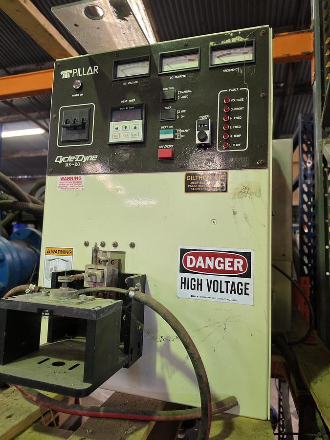 Used PILLAR Cycle-Dyne Mk-20 Induction Heater Generator