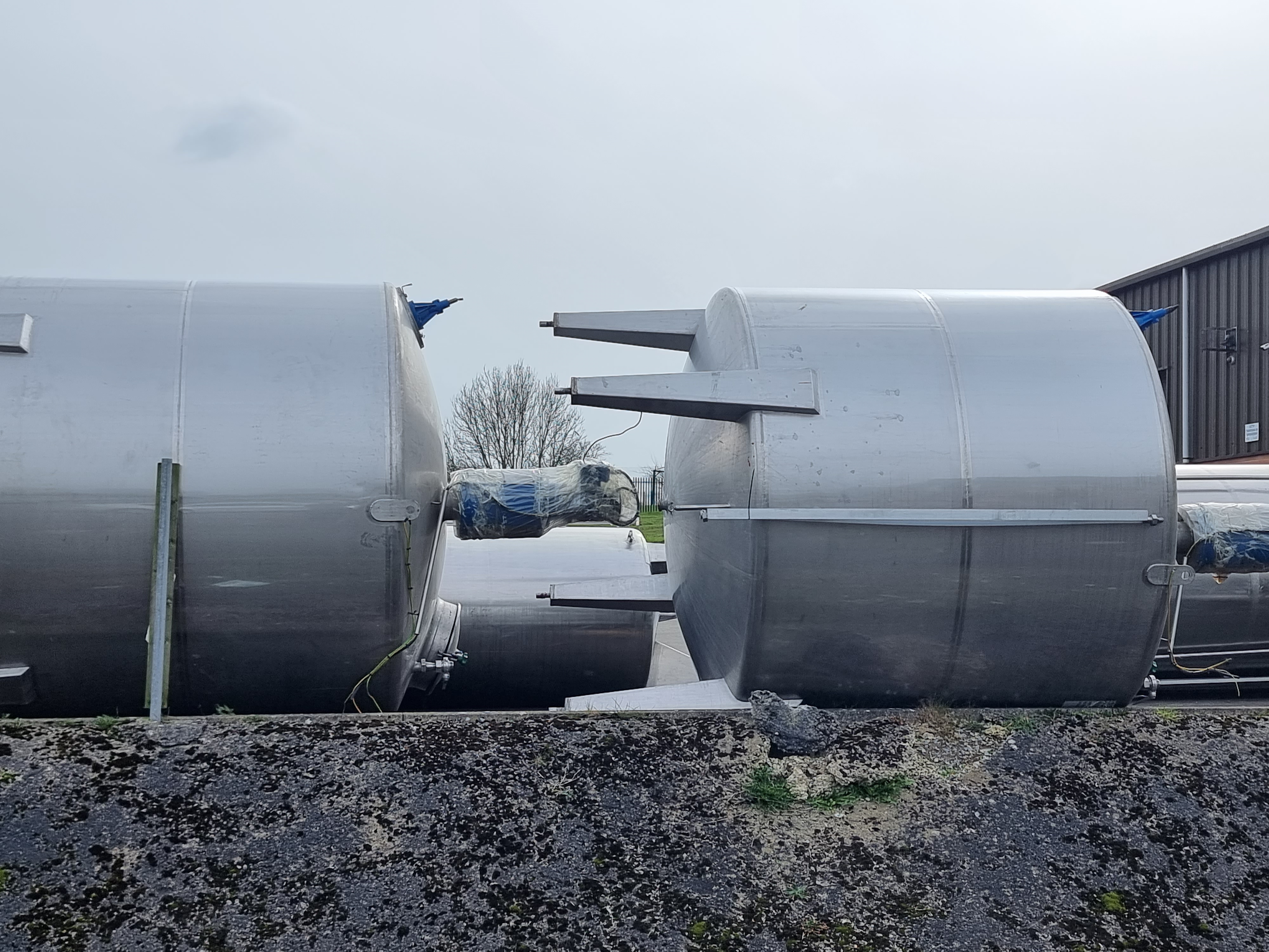 Used Selection Of Stainless Steel Tanks 20,000 ltr to 2,500 ltr