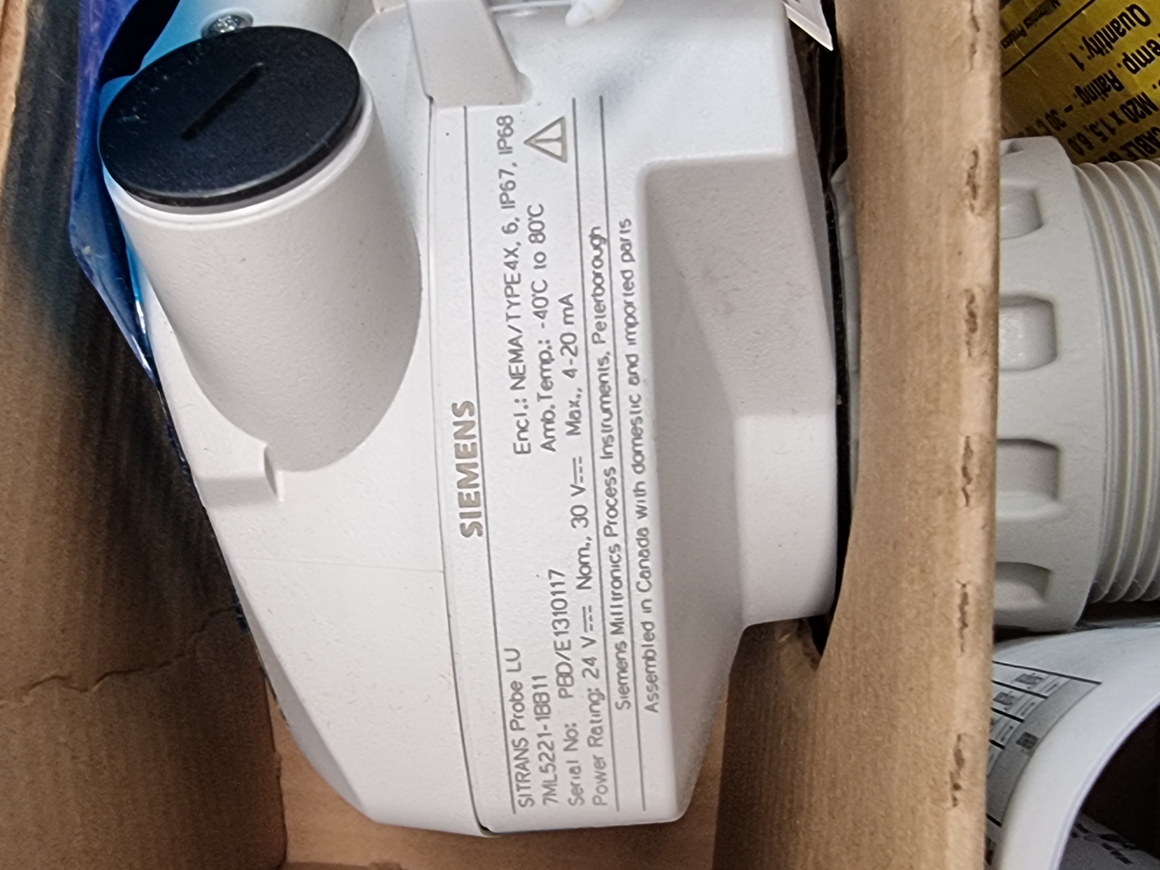 Siemens 7P7ML52211-BB11 SITRANS Probe LU Ultrasonic Level Transmitter