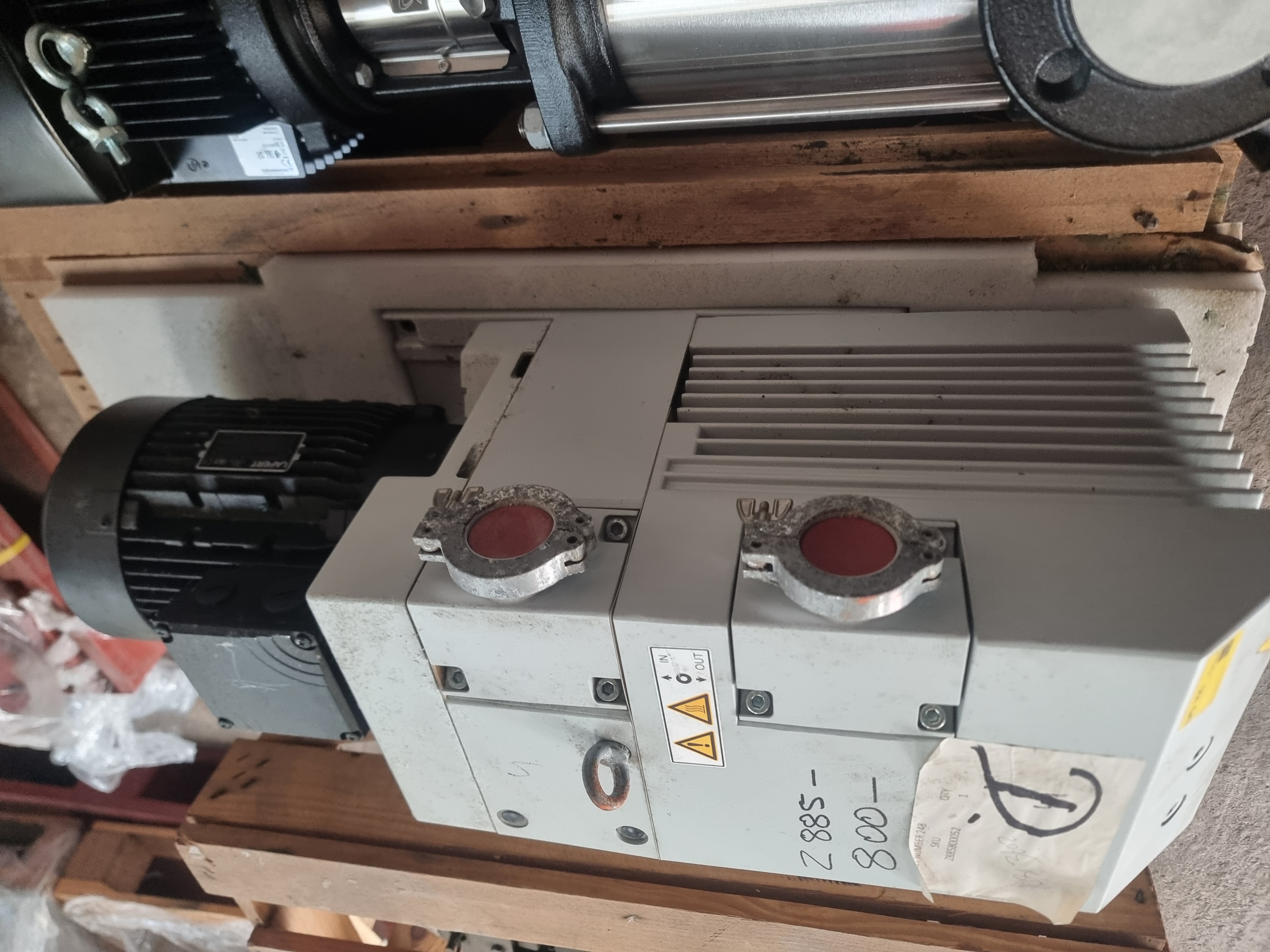 Used LEYBOLD TRIVAC D 65 B Rotary Vane Vacuum Pump | 65m³/h