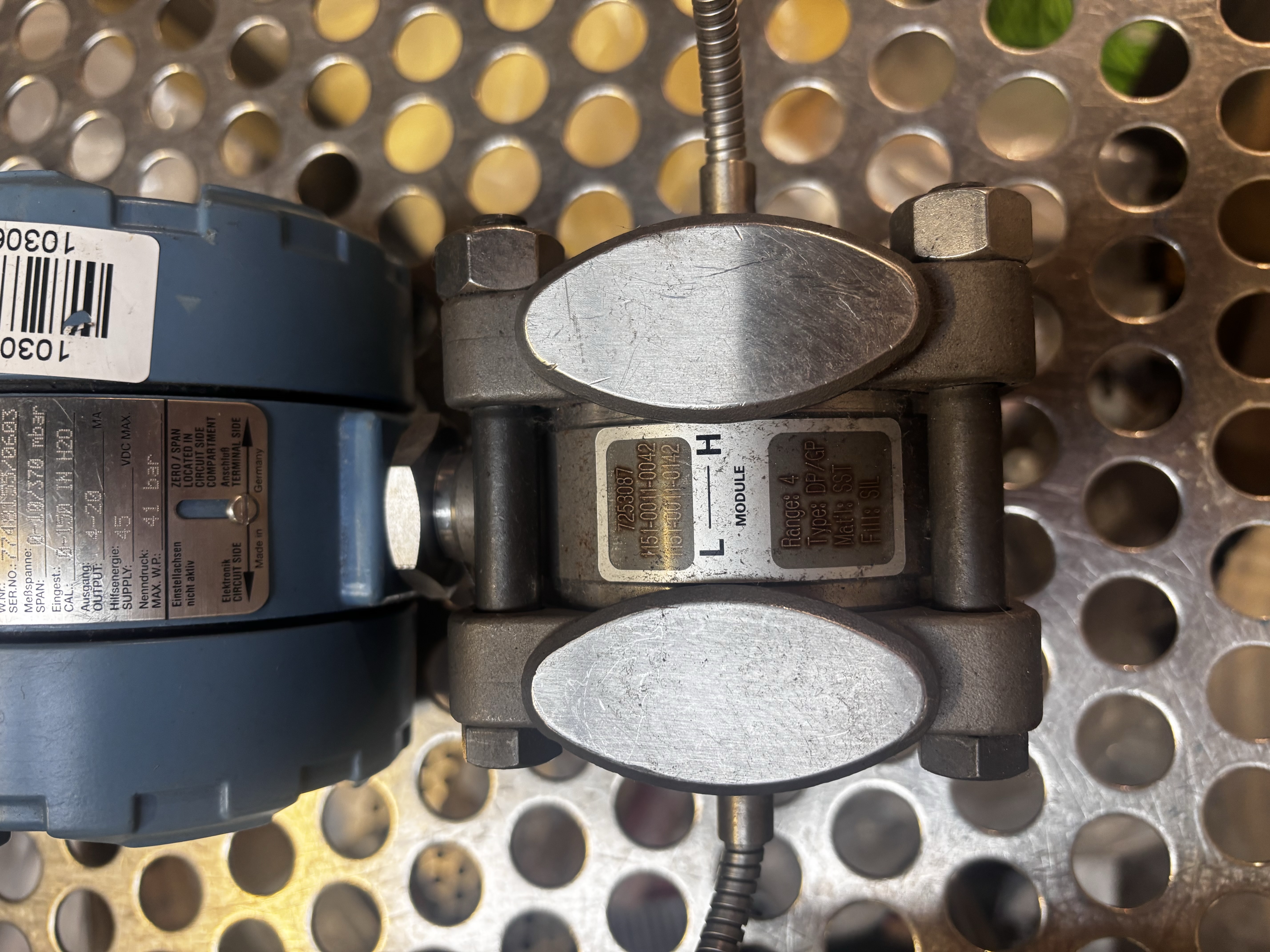 Used Rosemount Pressure Trasmitter 1151 SMART DP4 322 S2 C2 04 08