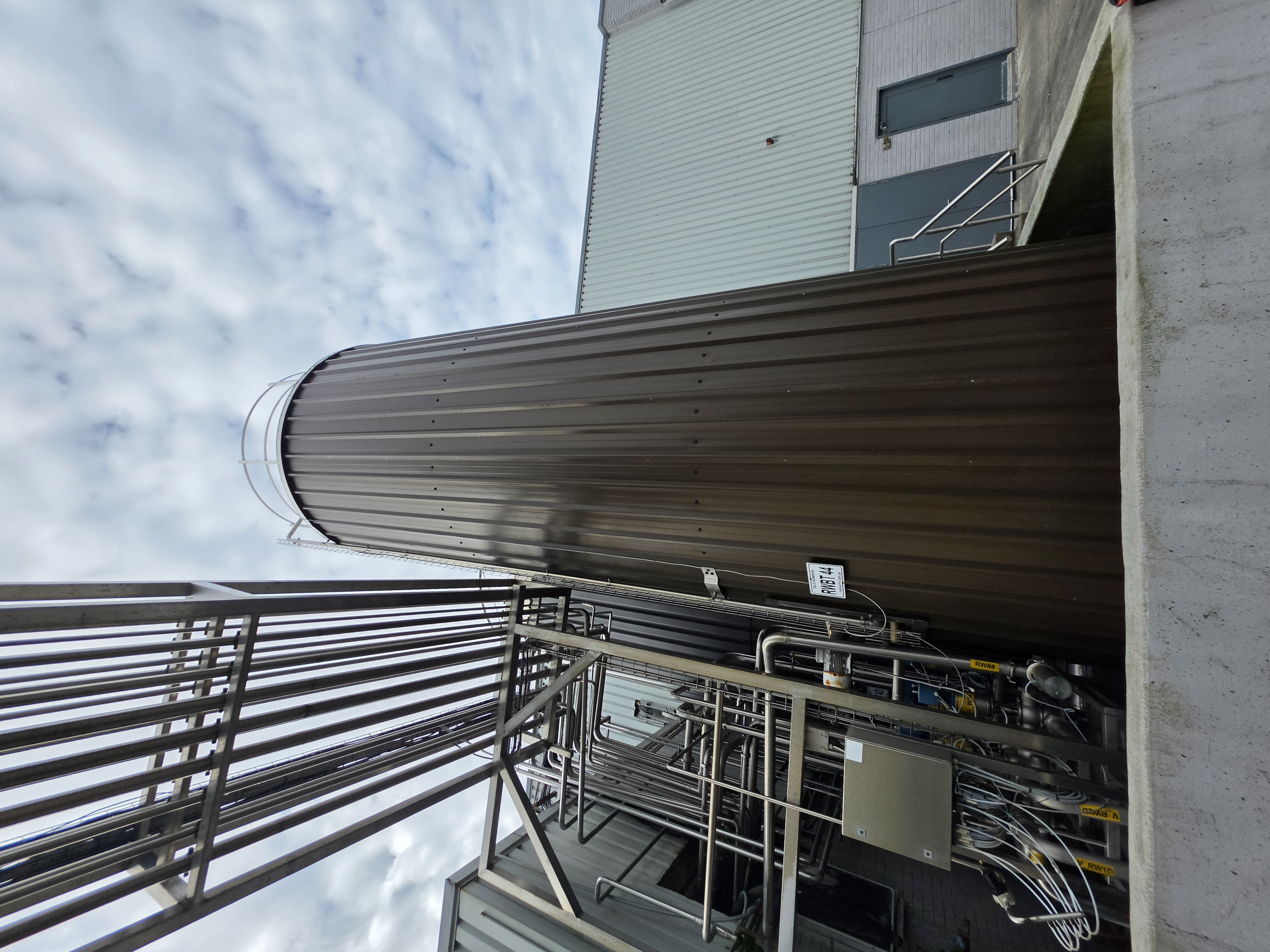 Used 30,000 Litre / 7,000 Gallon Raw Whey Buffer Tank | 2 Available