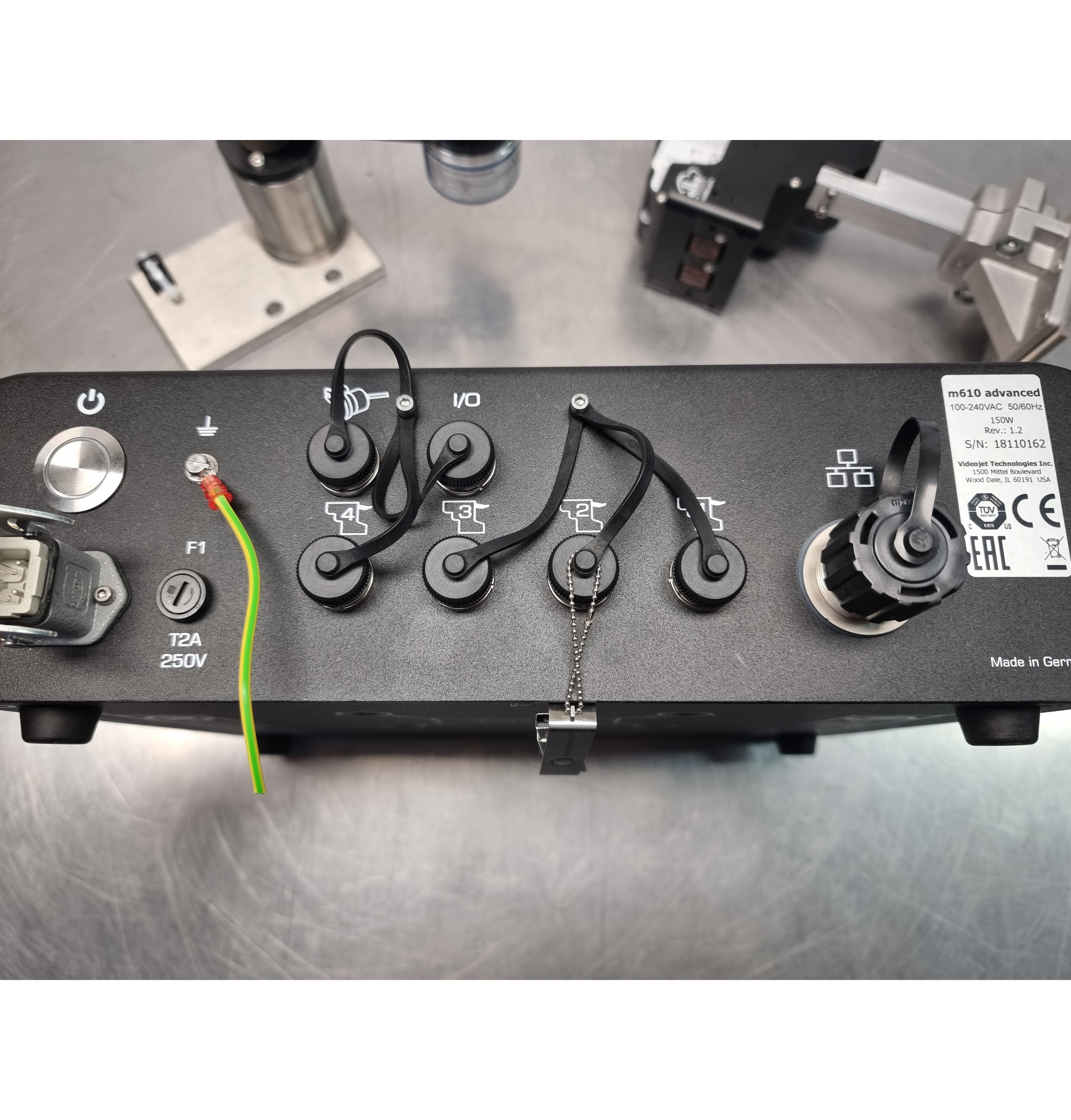 Used Wolke Videojet m610Advanced Print Controller | c/w Printhead & Encoder