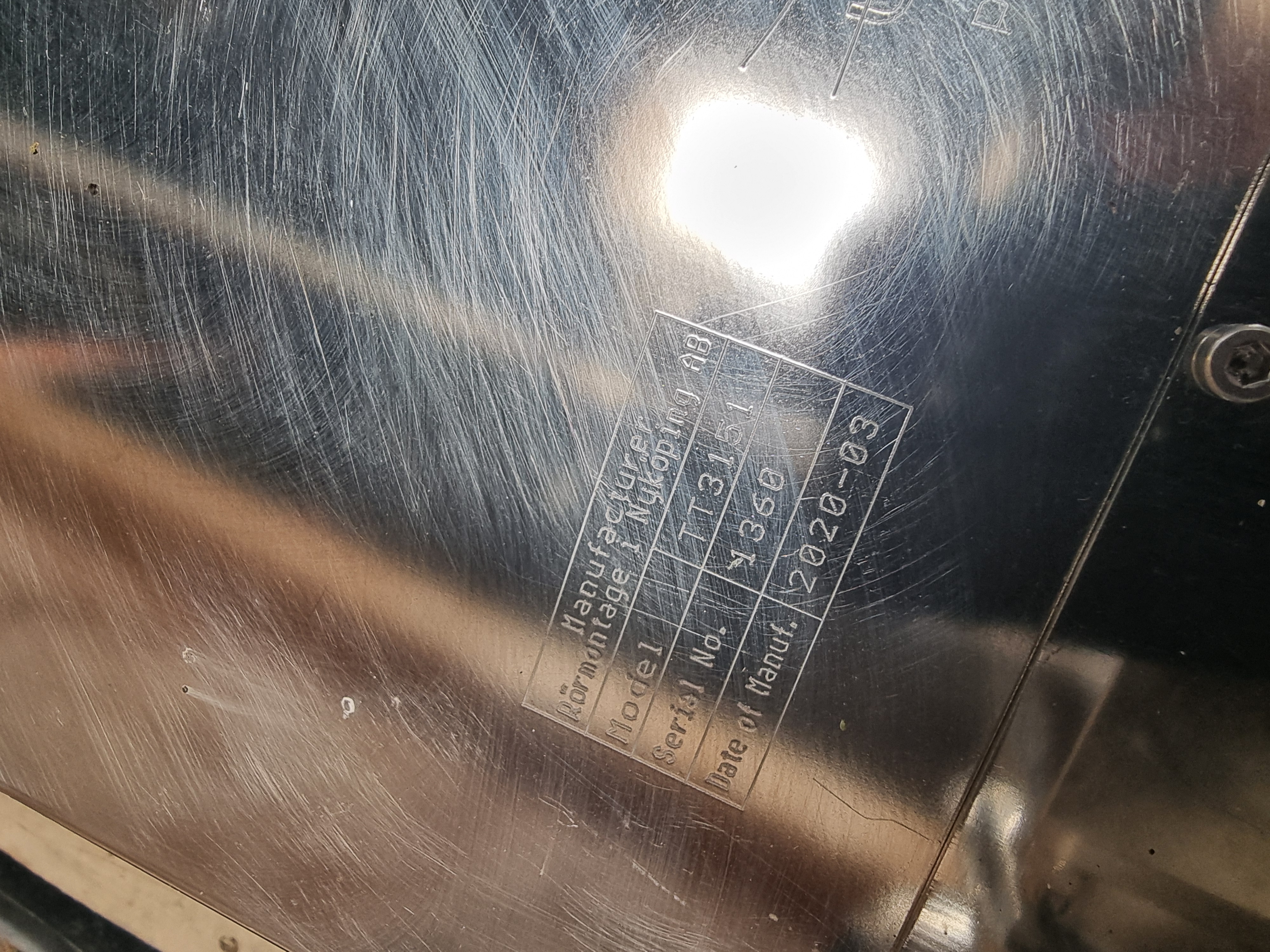 Alfa Laval Pharma-X Heat Exchanger | Model: TT3151 | Year 2020