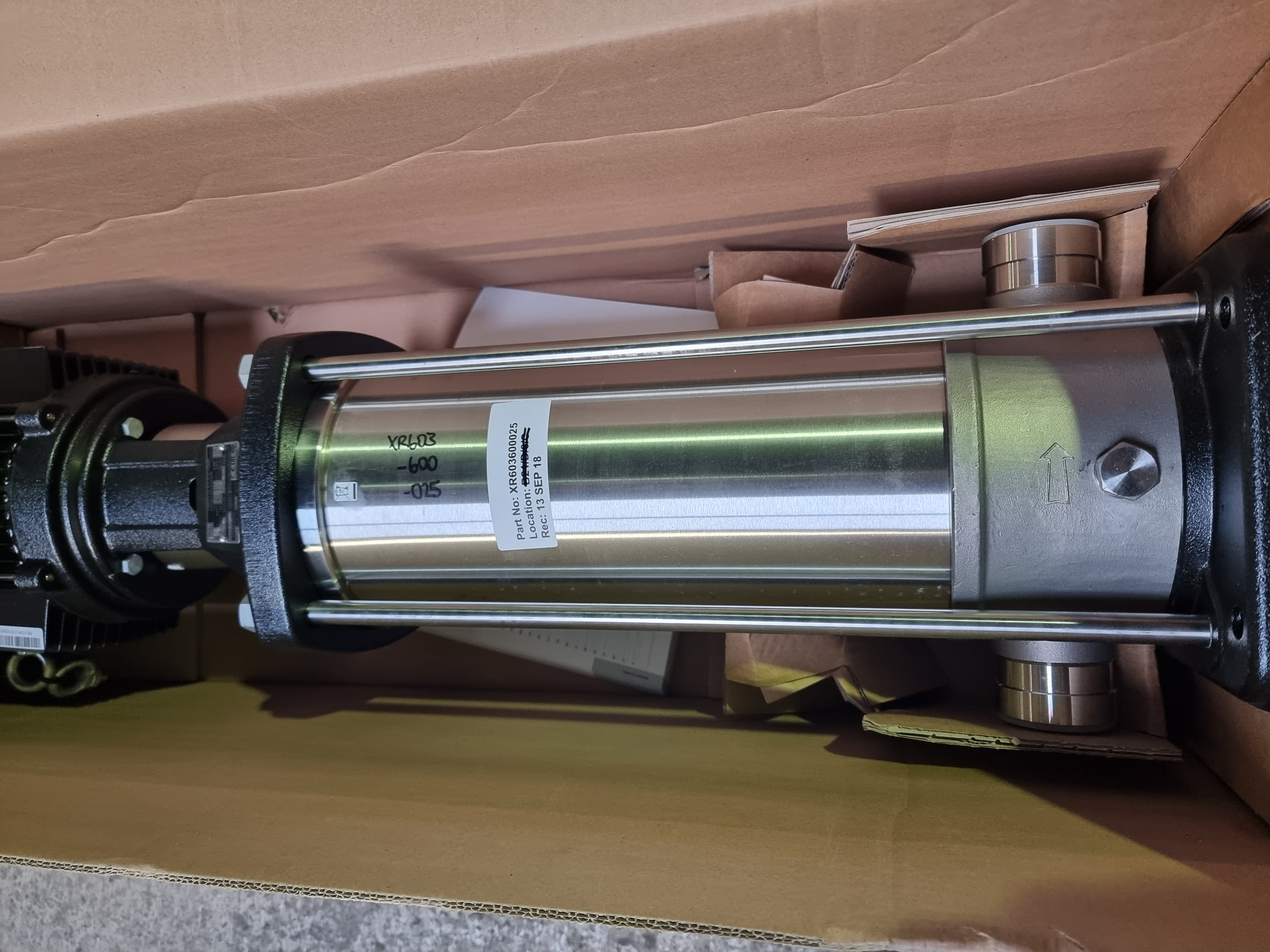Grundfos CRN10-12 Vertical Centrifugal Pump | p/n: 96501282