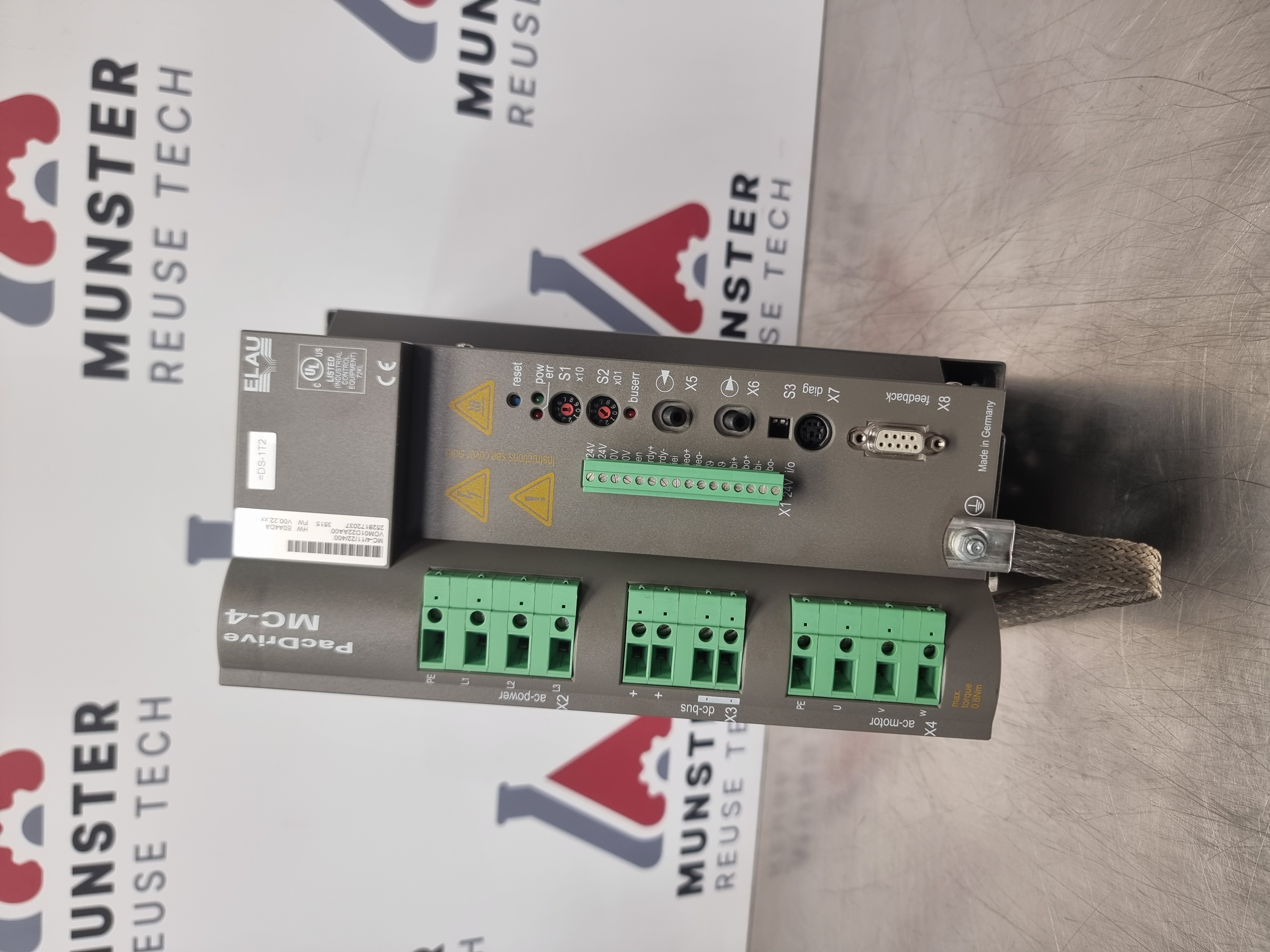 Used Schneider Elau MC-4/11/22/400 Servo Drive 22A | VDM01D22AA00 | !!USED NEVER RUN!!