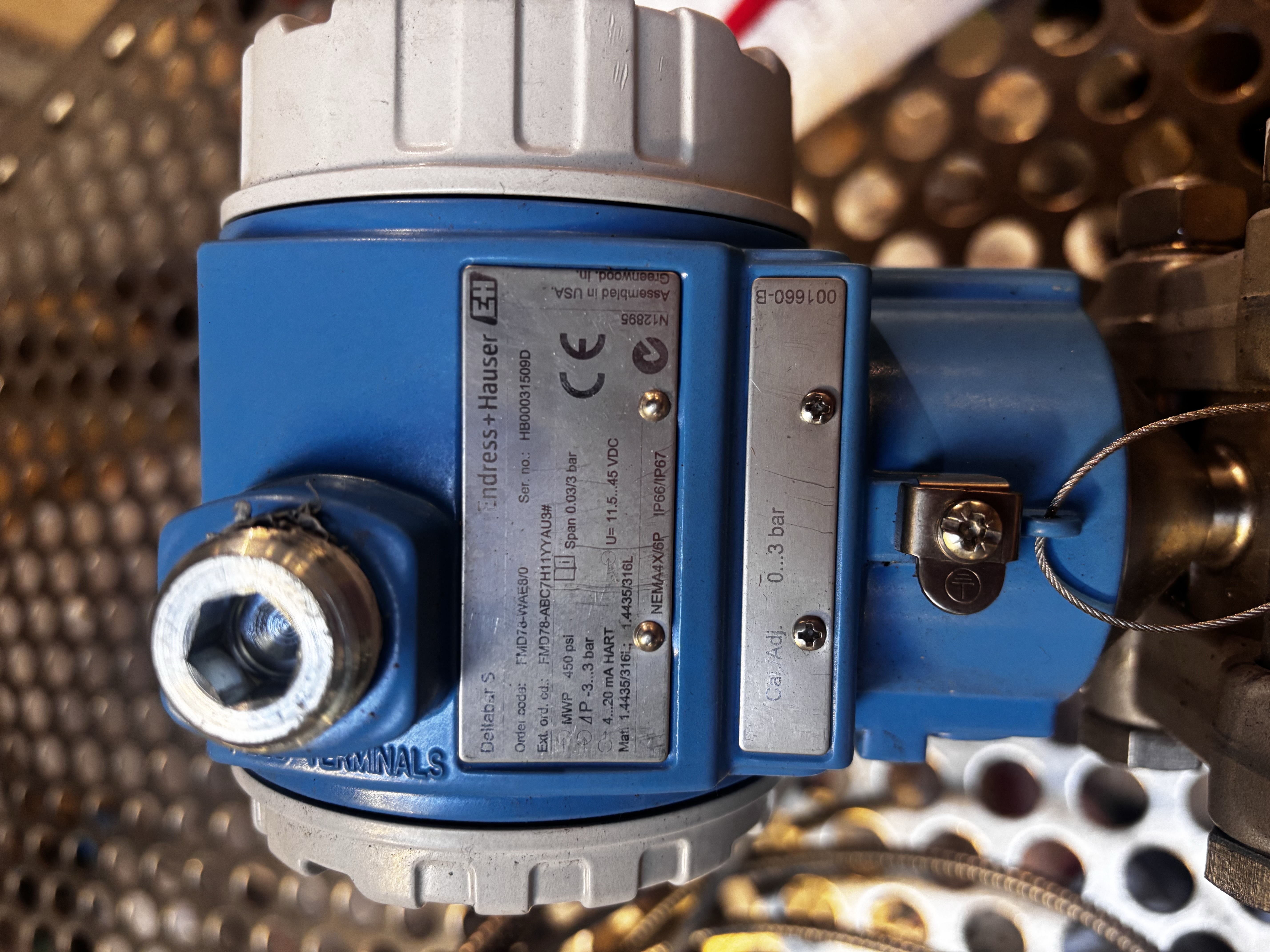 Endress+ Hauser Deltabar S Pressure Transmitter 