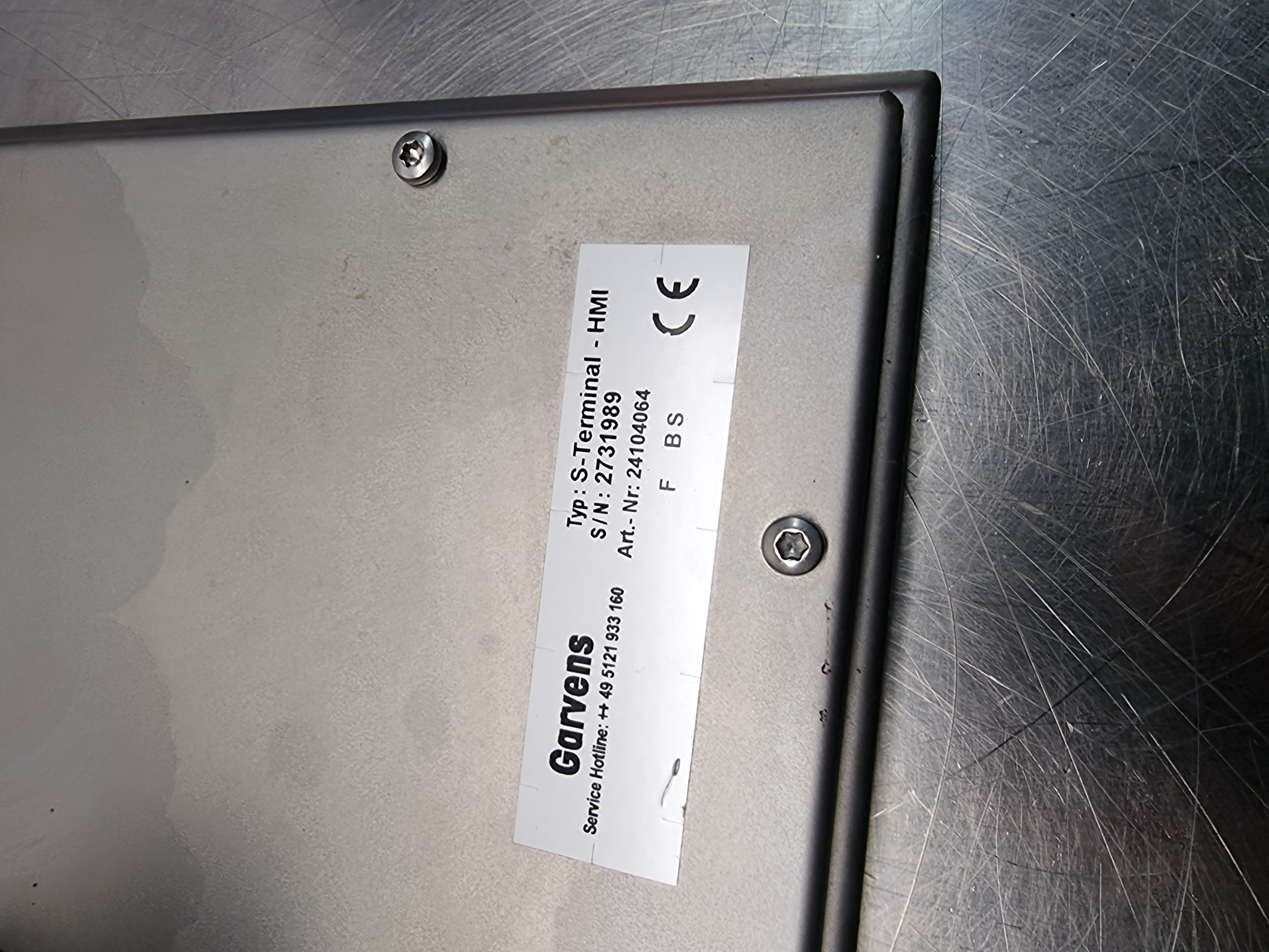 Used Mettler Toledo Garvens S Terminal HMI for Check Weigher | Art no. 24104064