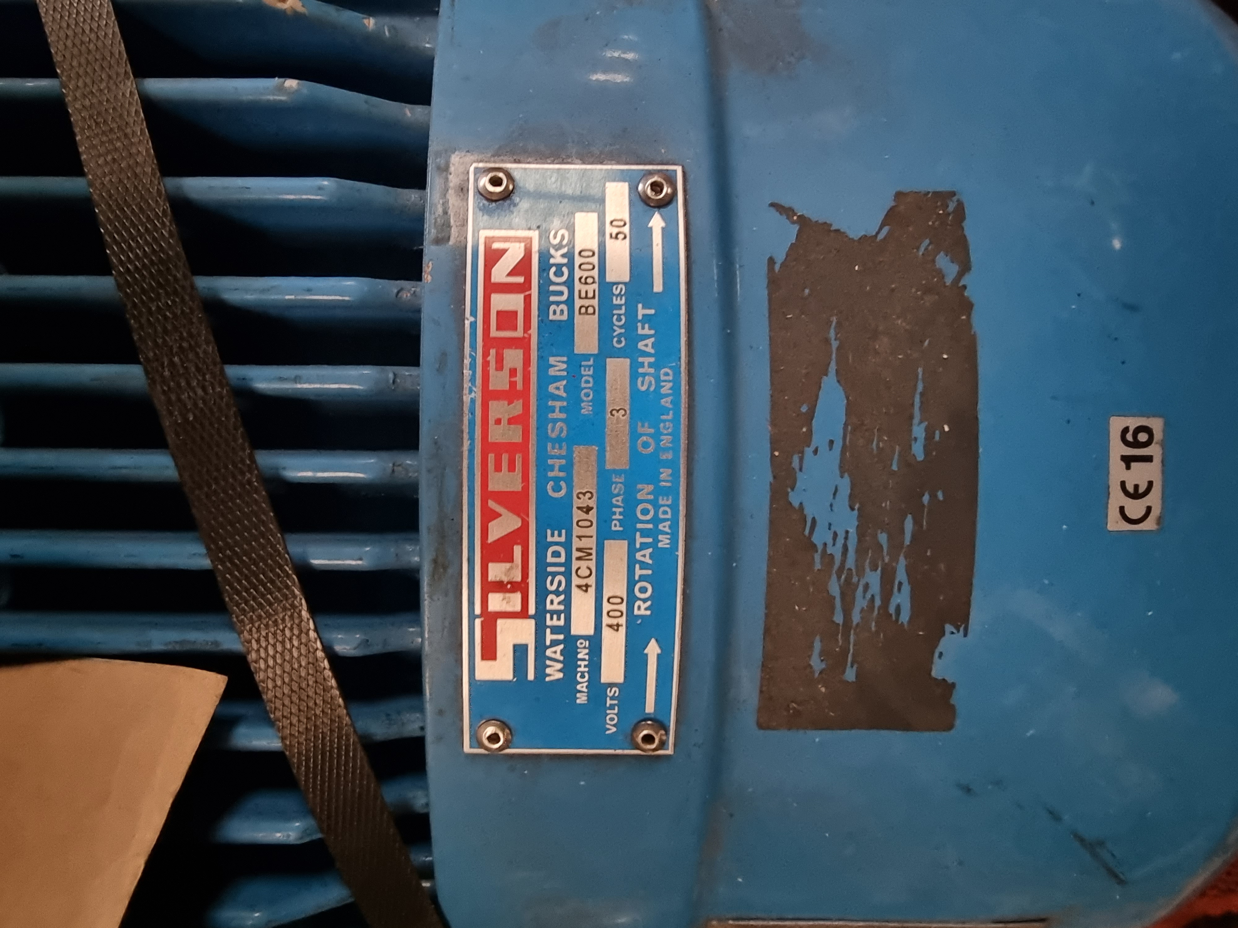 Spare Motor for Silverson BE600 Bottom Entry Mixer