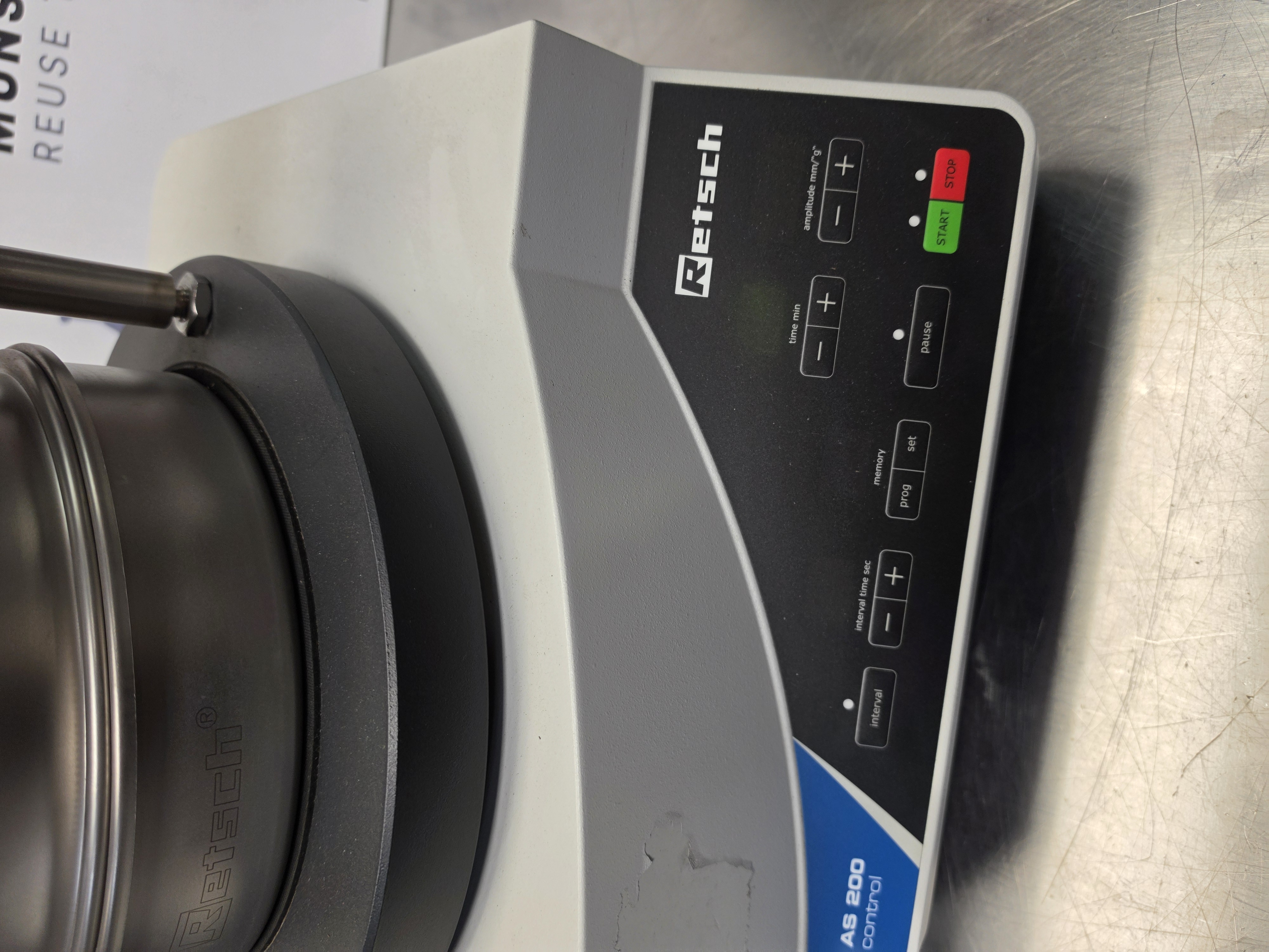 Used Retsch AS200 Control B Vibratory Sieve Shaker | P/N: 30.032.000