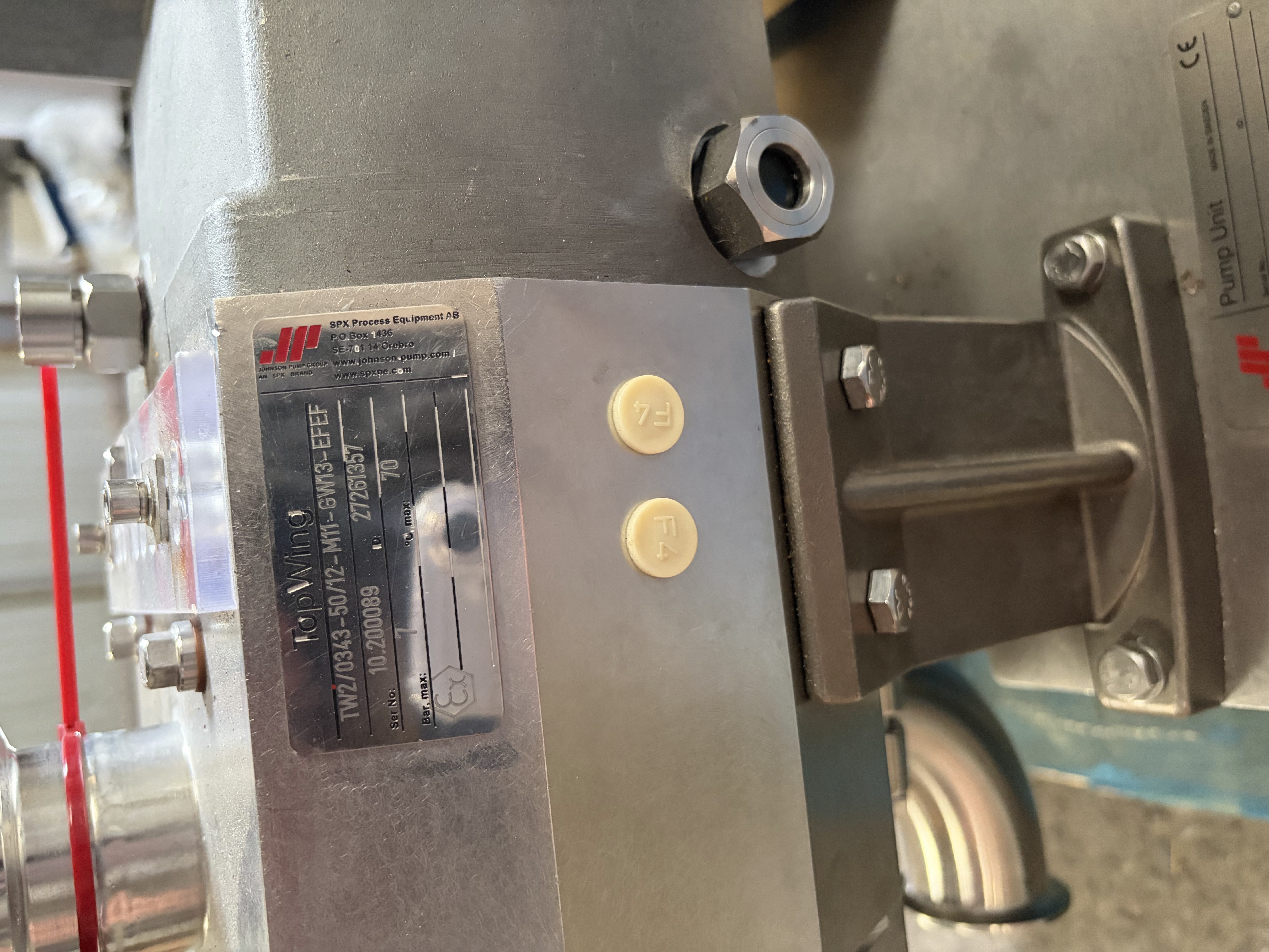 Used SPX Flow Rotary Lobe Pump