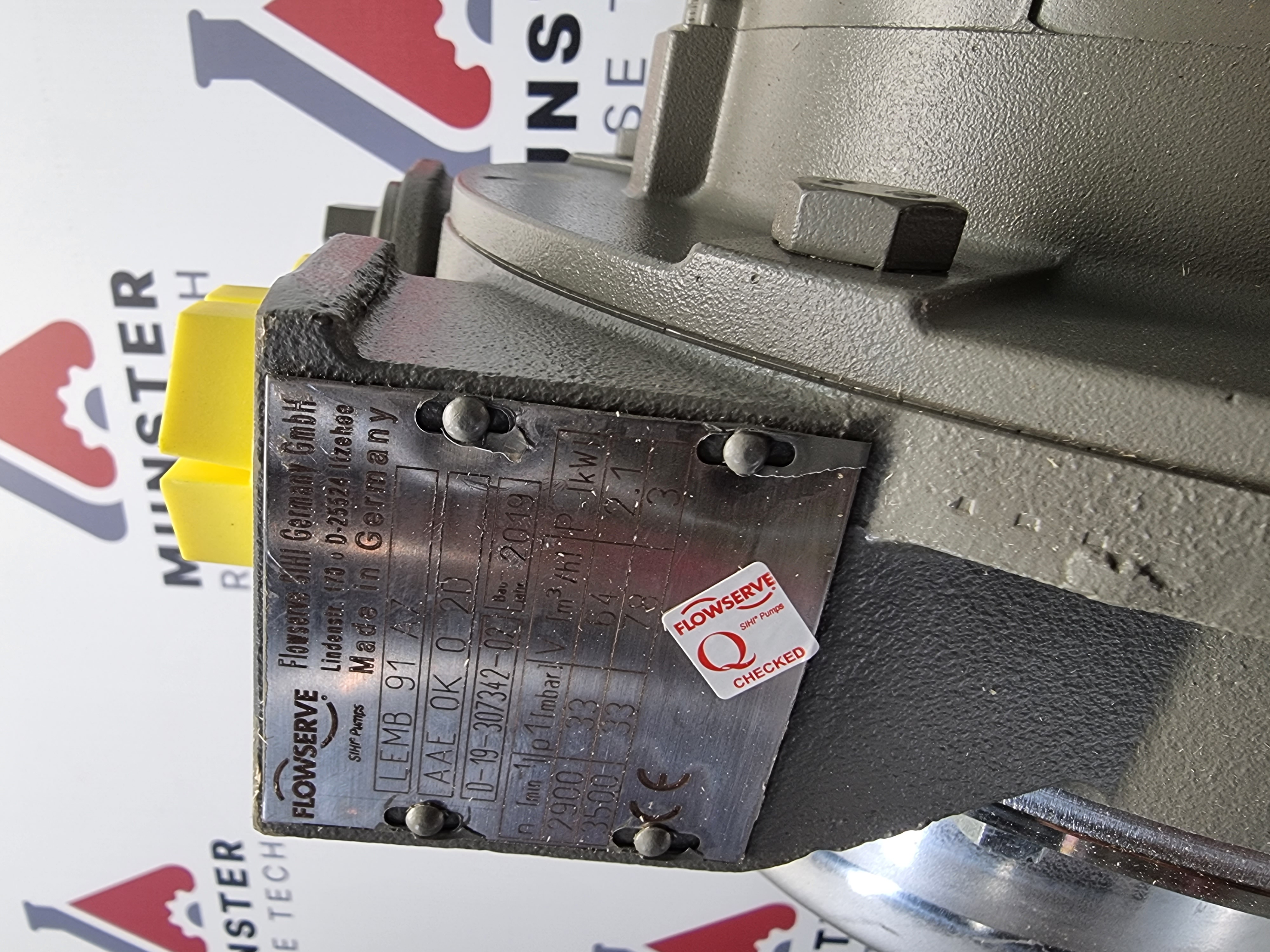 Flowserve Sihi LEMB 91 AZ Liquid Ring Vacuum Pump 