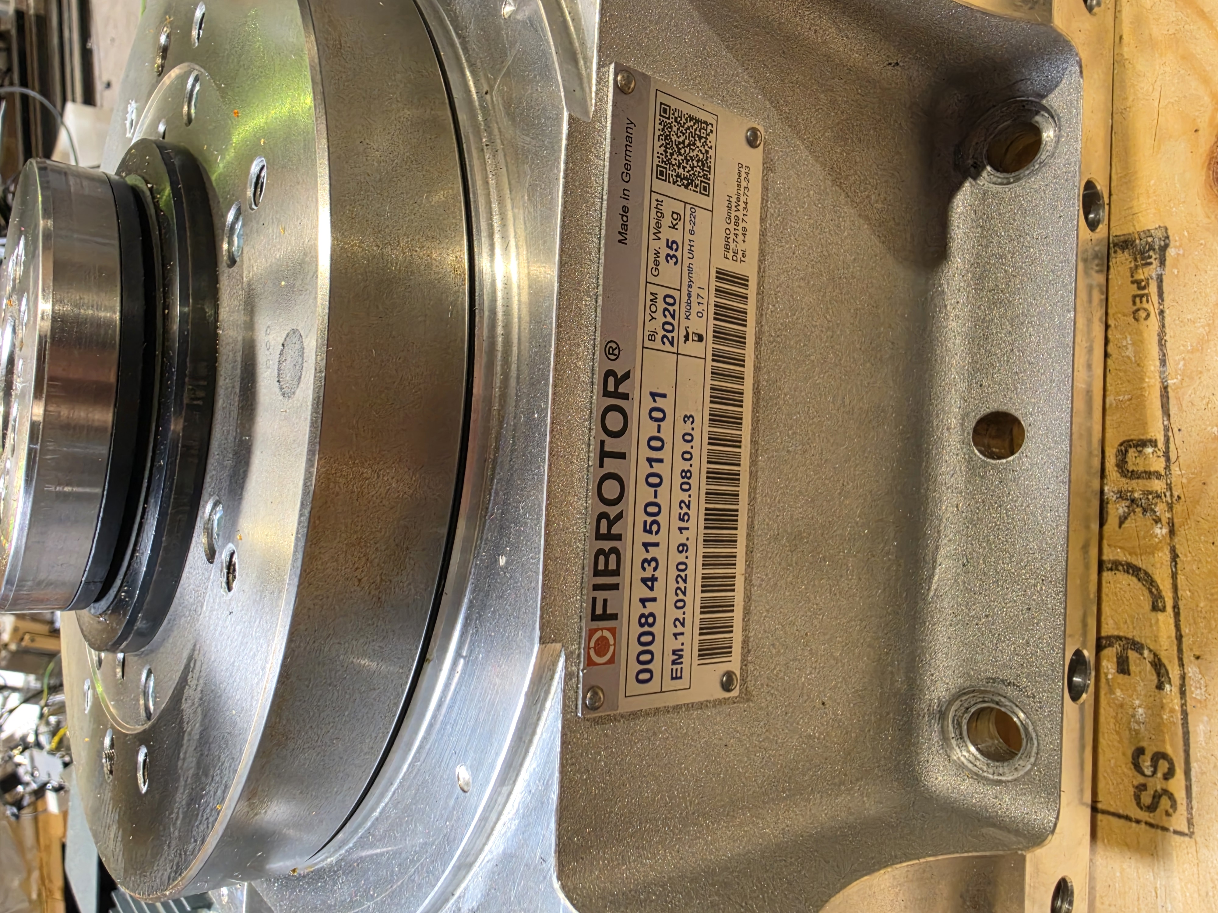 Used FIBRO FIBROTOR EM12 Rotary Indexing Table