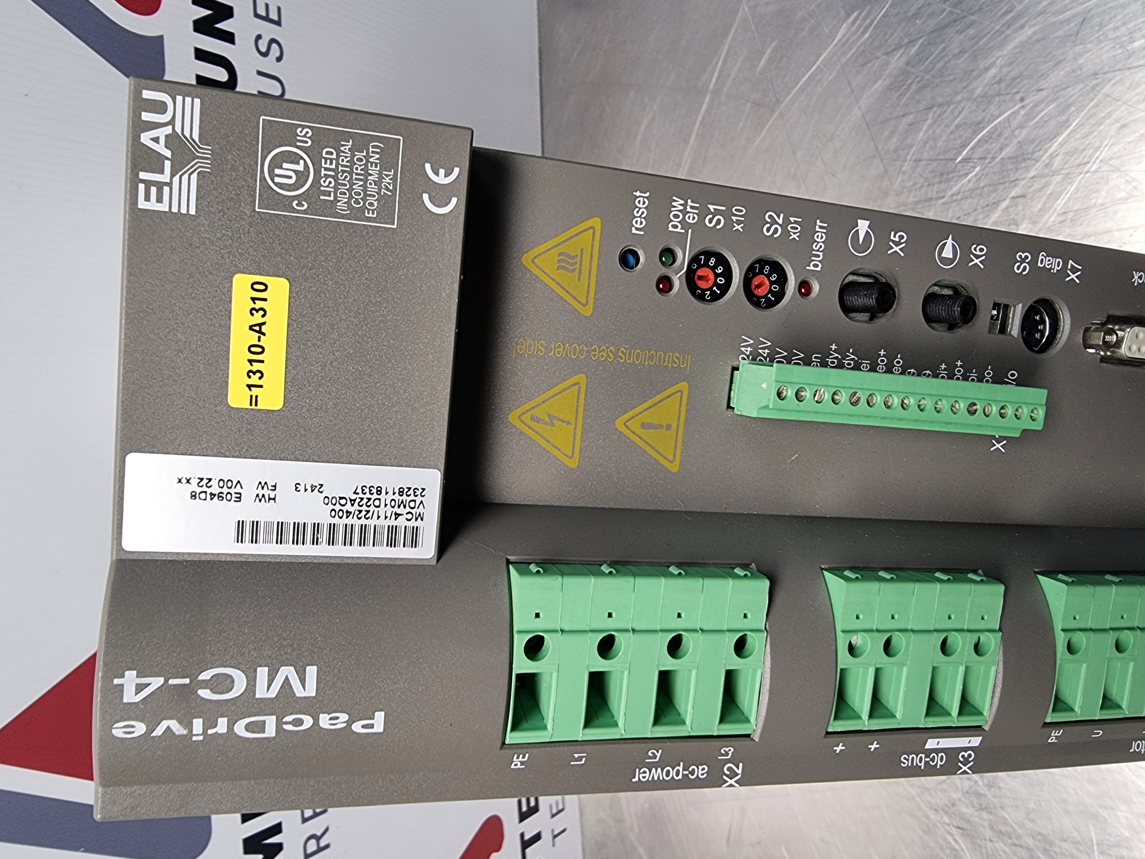 Used Schneider Elau Pac Drive MC-4/11/22/400 | VDM01D22AQ00 | FW: V00.22xx
