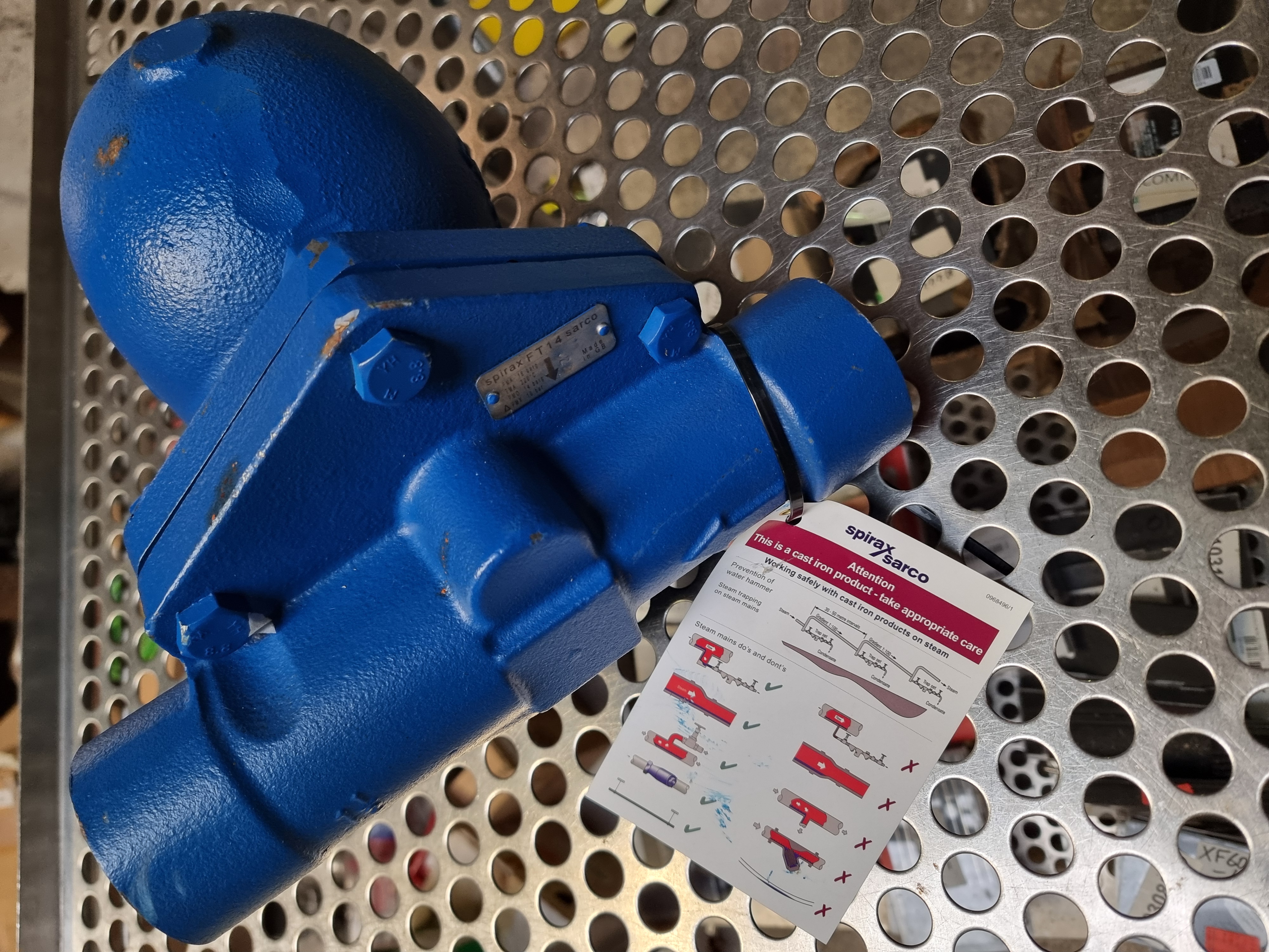 Spirax Sarco FT14 Ball Float Steam Trap 1.5" / 16barg