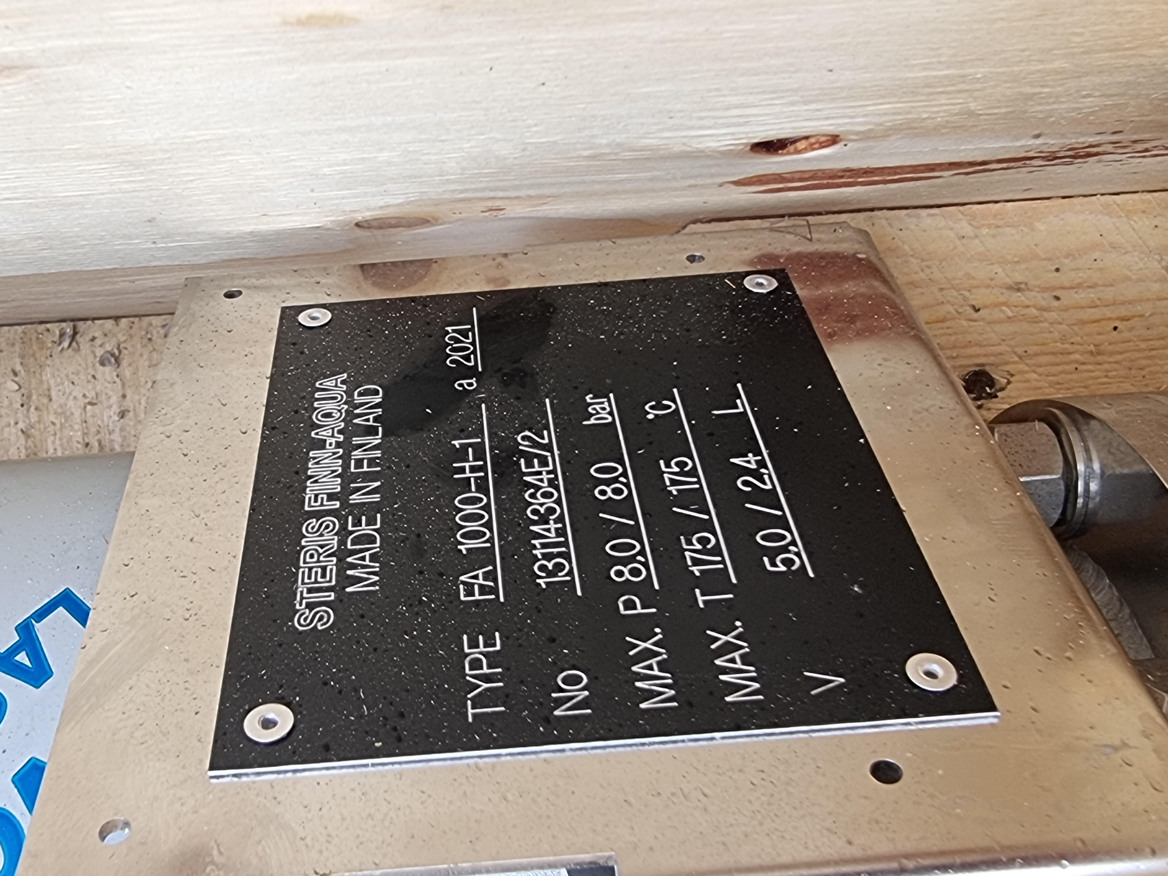 Steris Finn-Aqua Type FA 1000-H-1Pre Heater