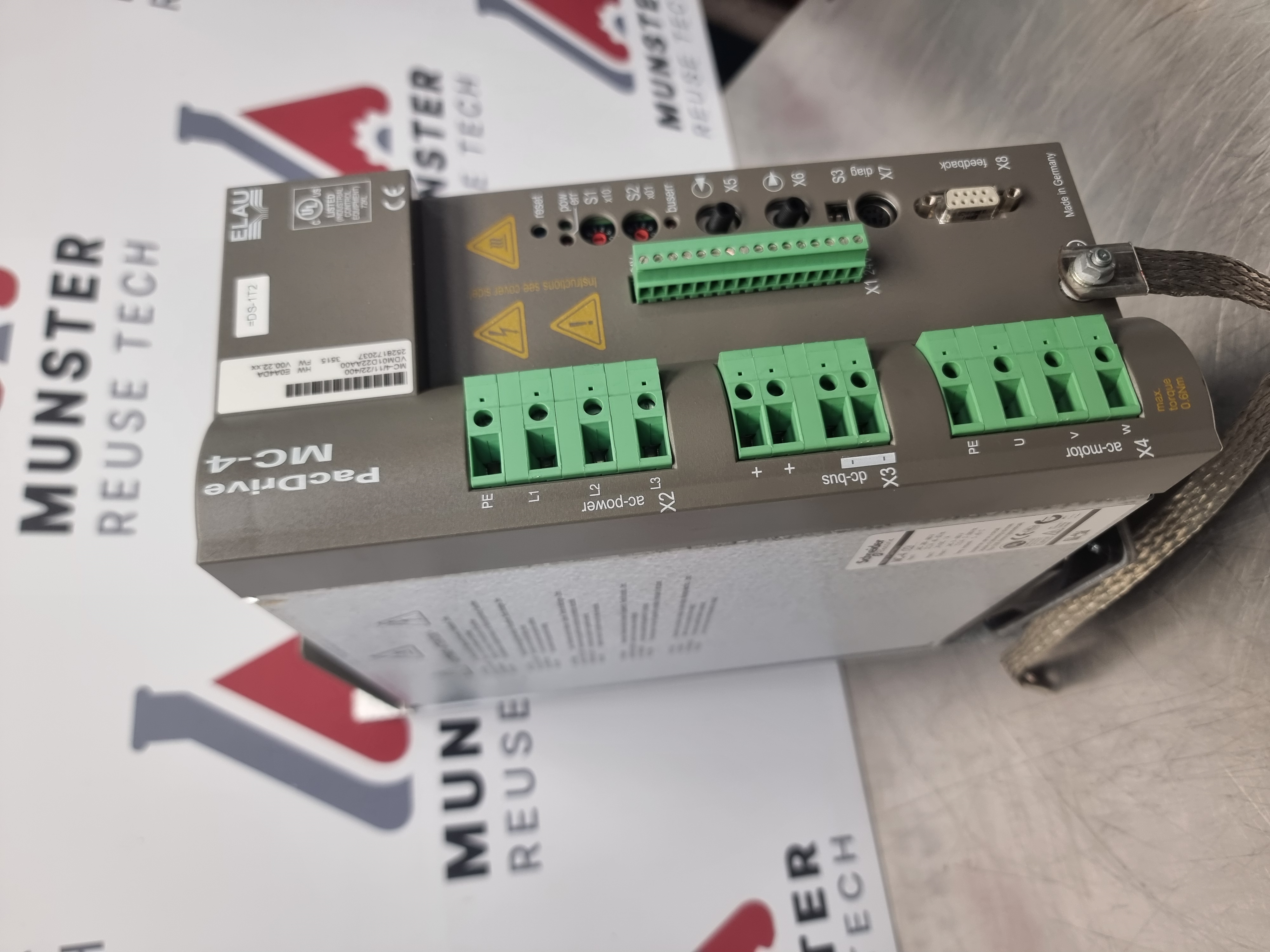 Used Schneider Elau MC-4/11/22/400 Servo Drive 22A | VDM01D22AA00 | !!USED NEVER RUN!!