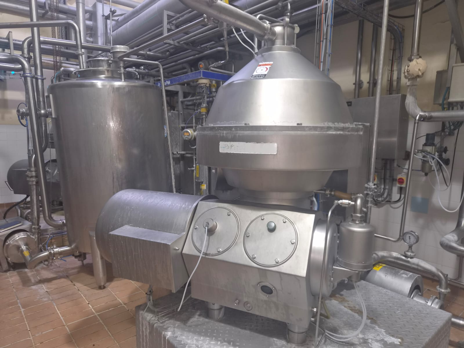Used Complete Cheese Manufacturing Plant (36T in 24hrs) Located in Ireland