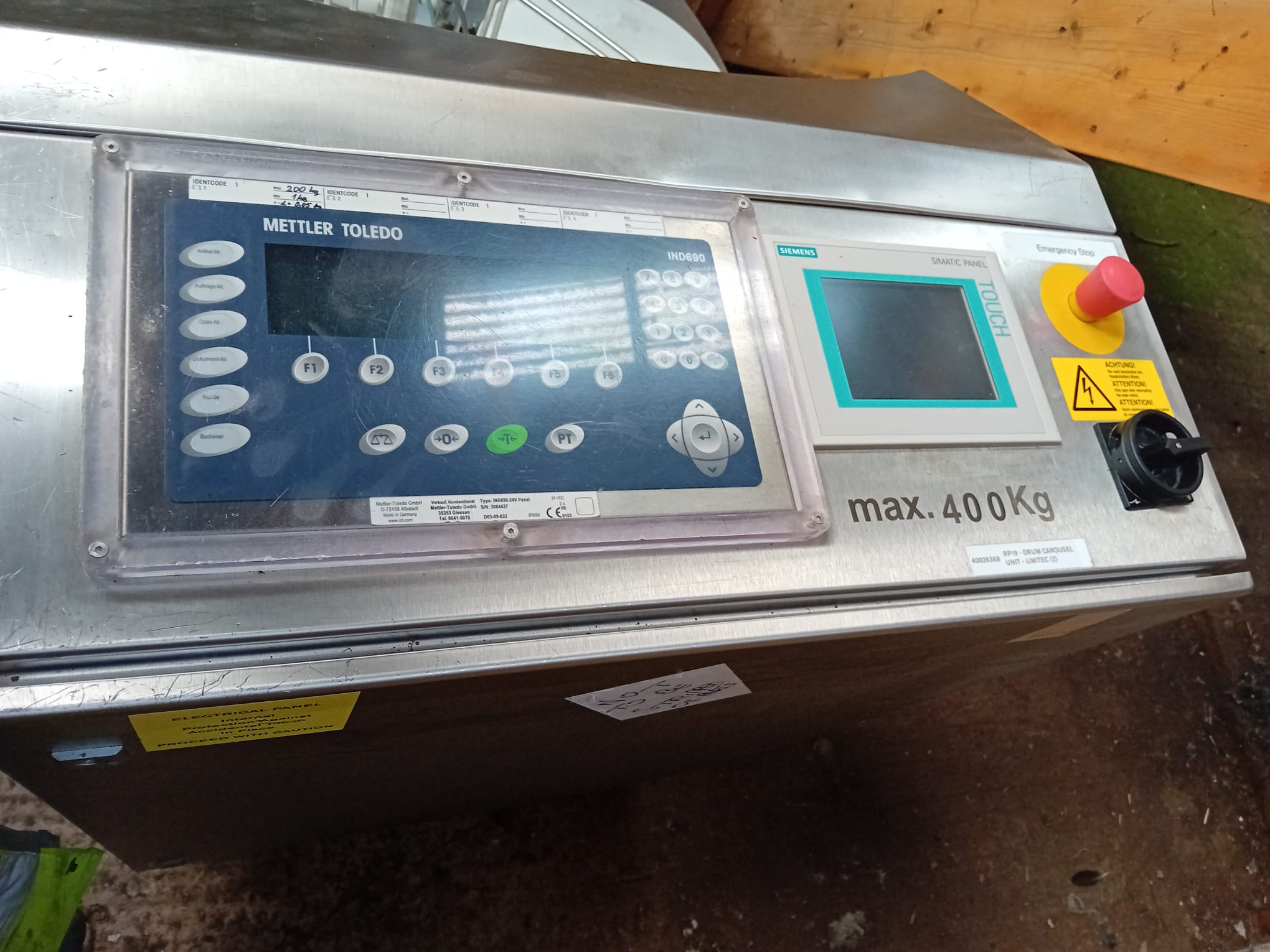 Used Limitec Drum Carasol for Tablets