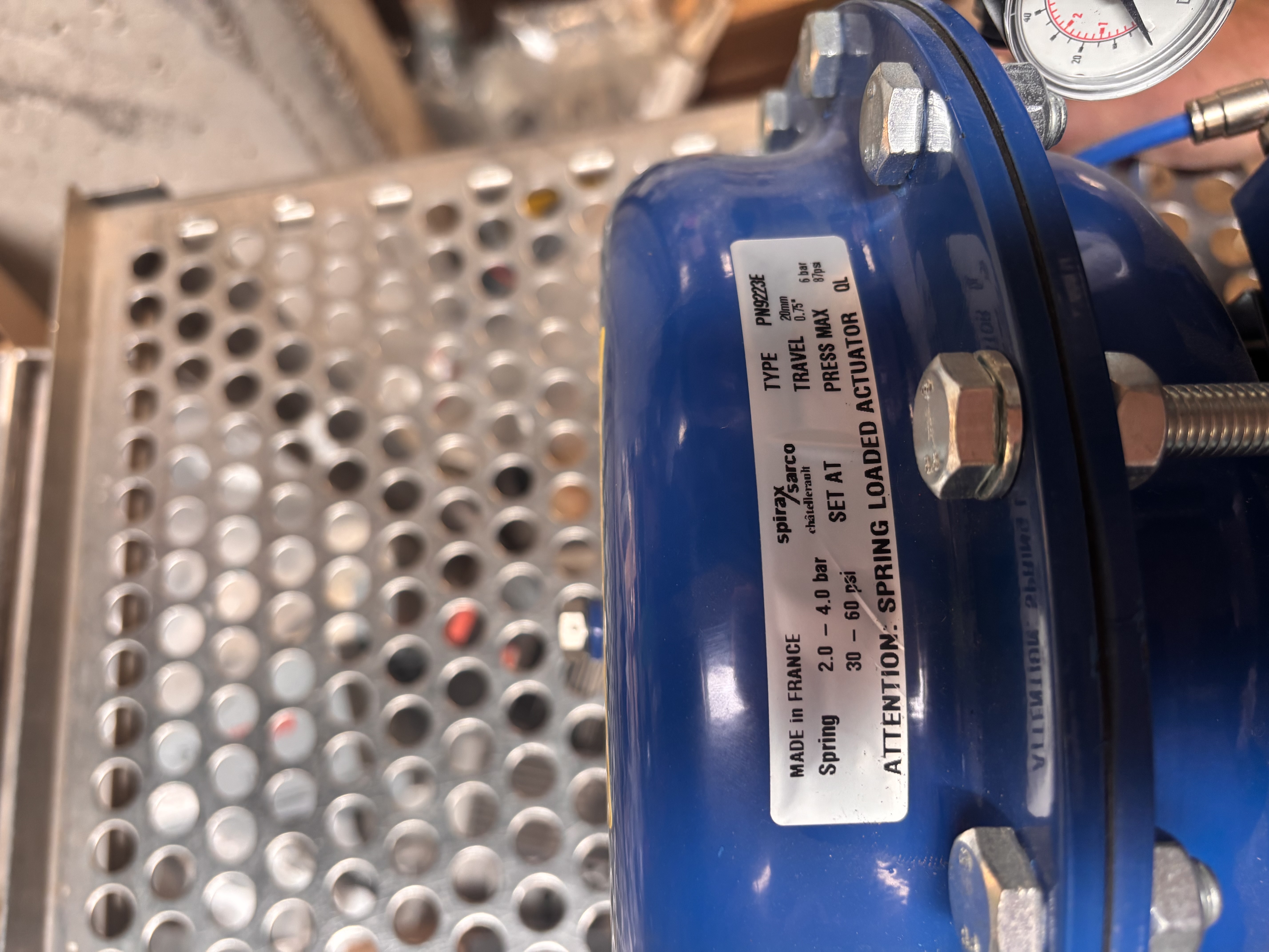 Used Spirax Sarco KE43 Control Valve DN50 C/W SP500 Poistioner 2905670