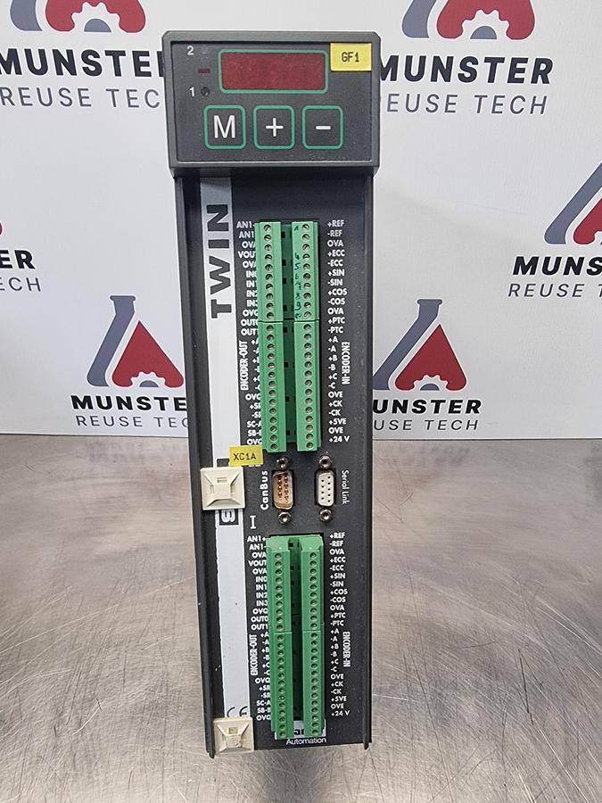 Used Parker Hannifin TWIN8 Servo Drive | Power Output: 2X3XAC 480V 8+8A