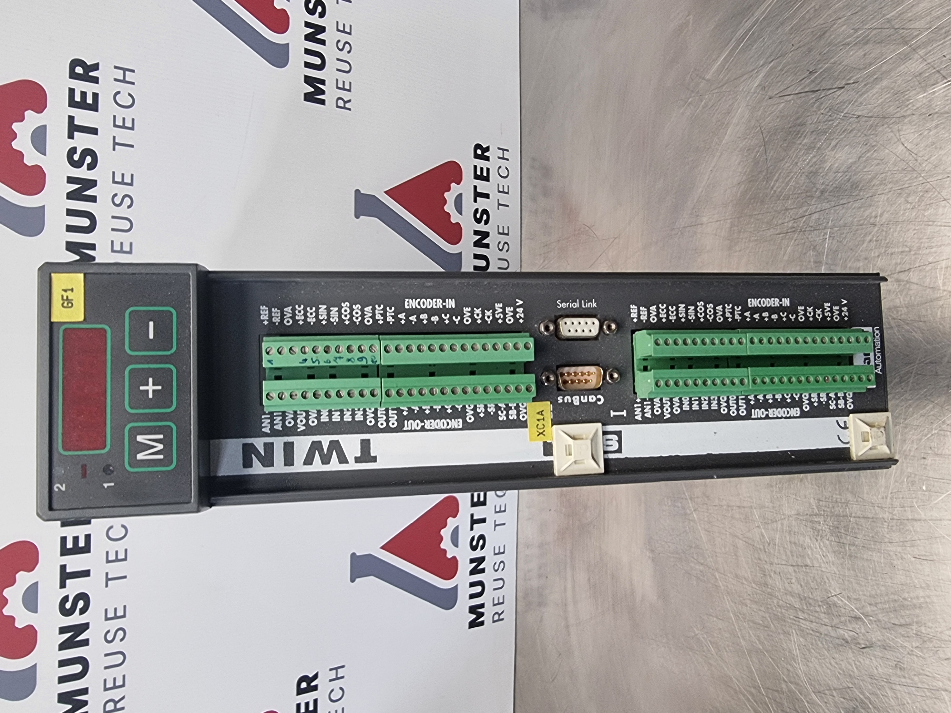 Used Parker Hannifin TWIN8 Servo Drive | Power Output: 2X3XAC 480V 8+8A