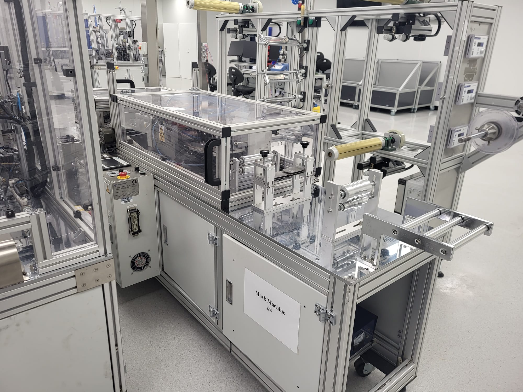 Used Complete Face Mask Manufacturing Line