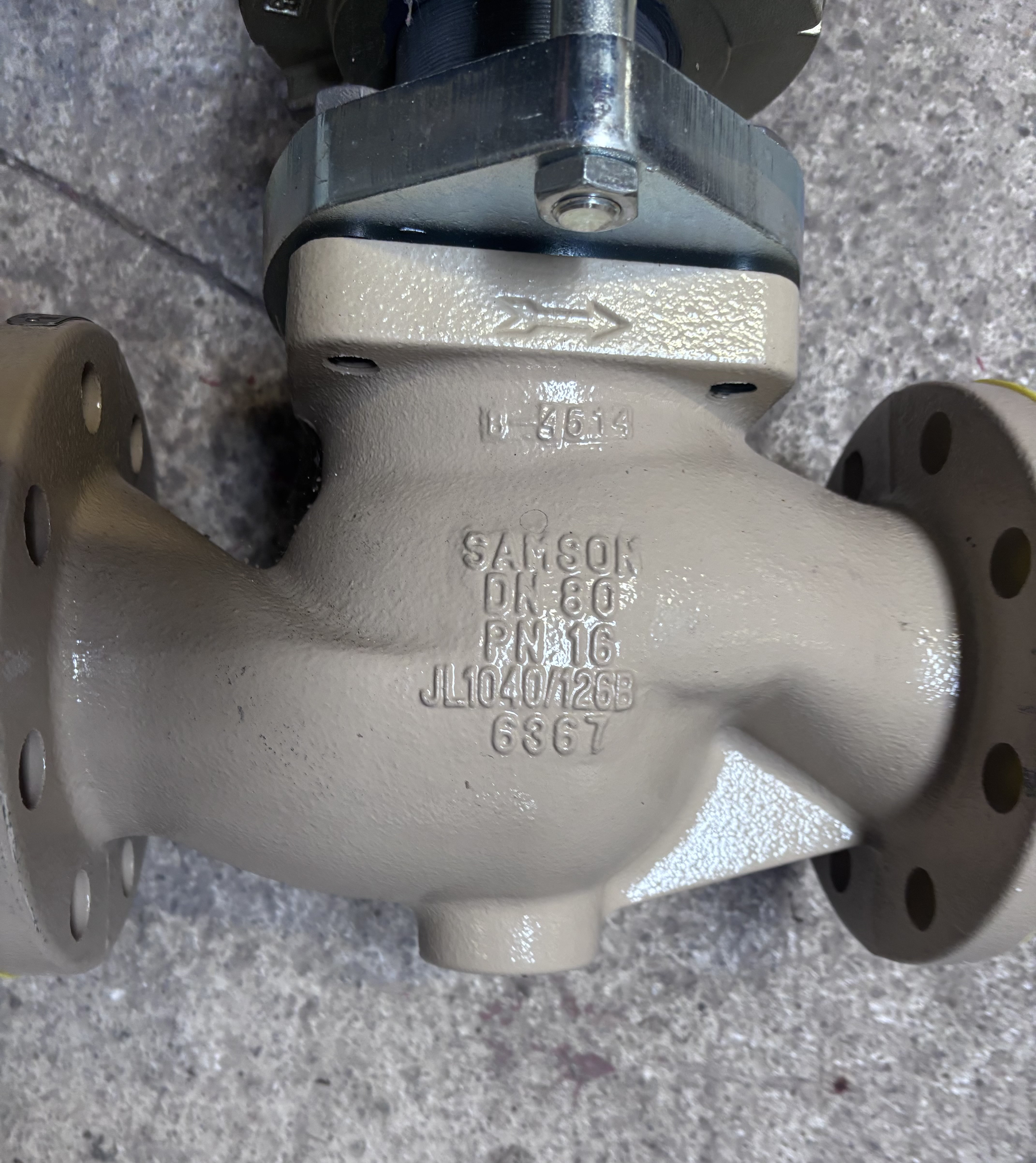 Used Samson Valve DN80 PN16