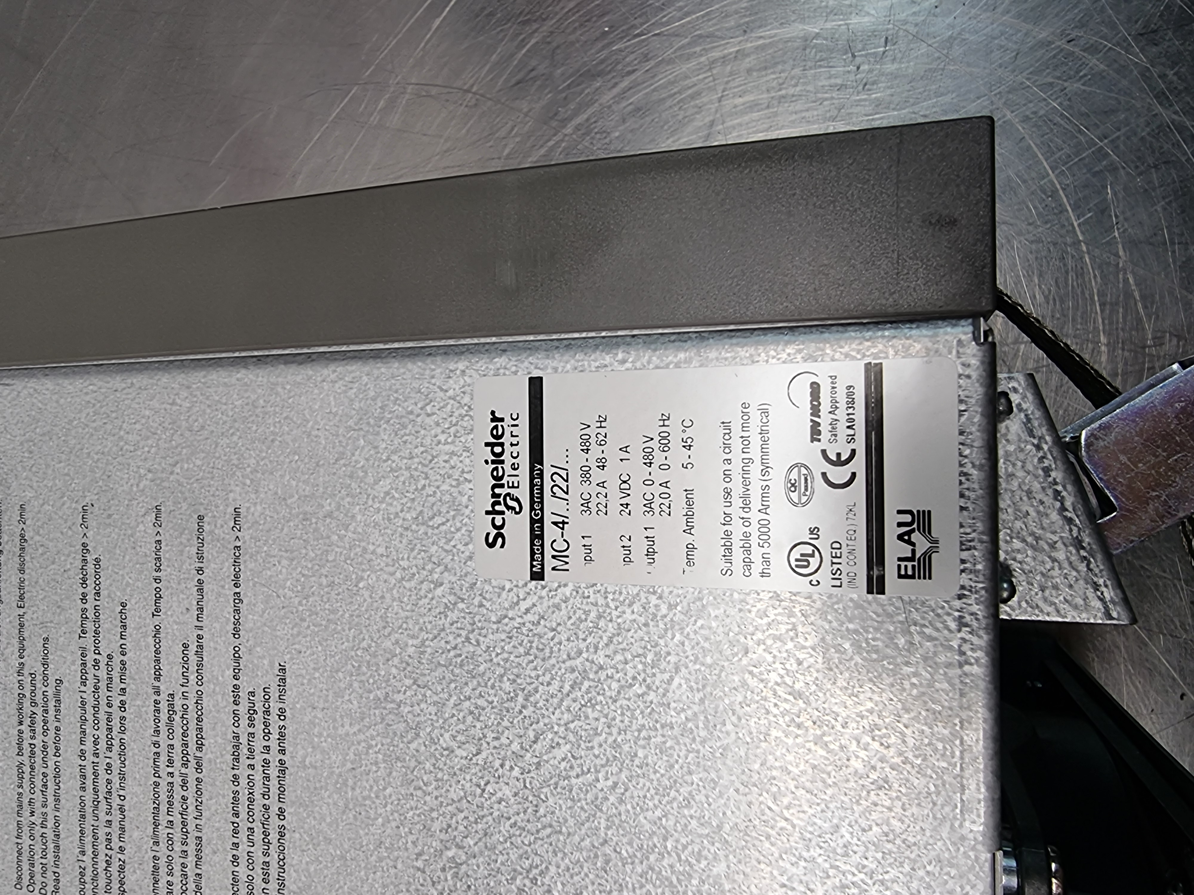 Used Schneider Elau Pac Drive MC-4/11/22/400 | VDM01D22AQ00 | FW: V00.22xx