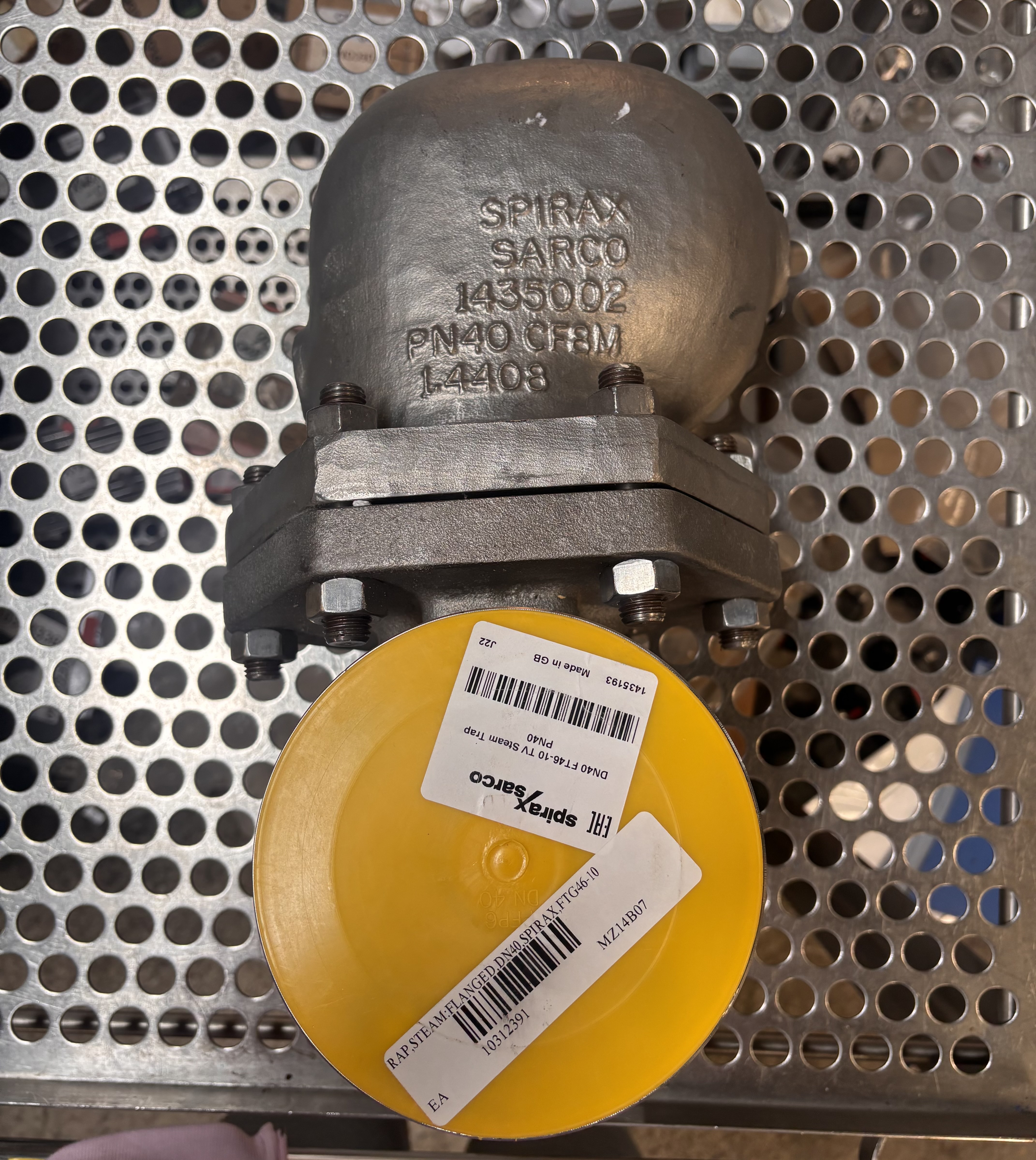 Spirax Sarco Steam Trap DN40 FT46-10 1435193