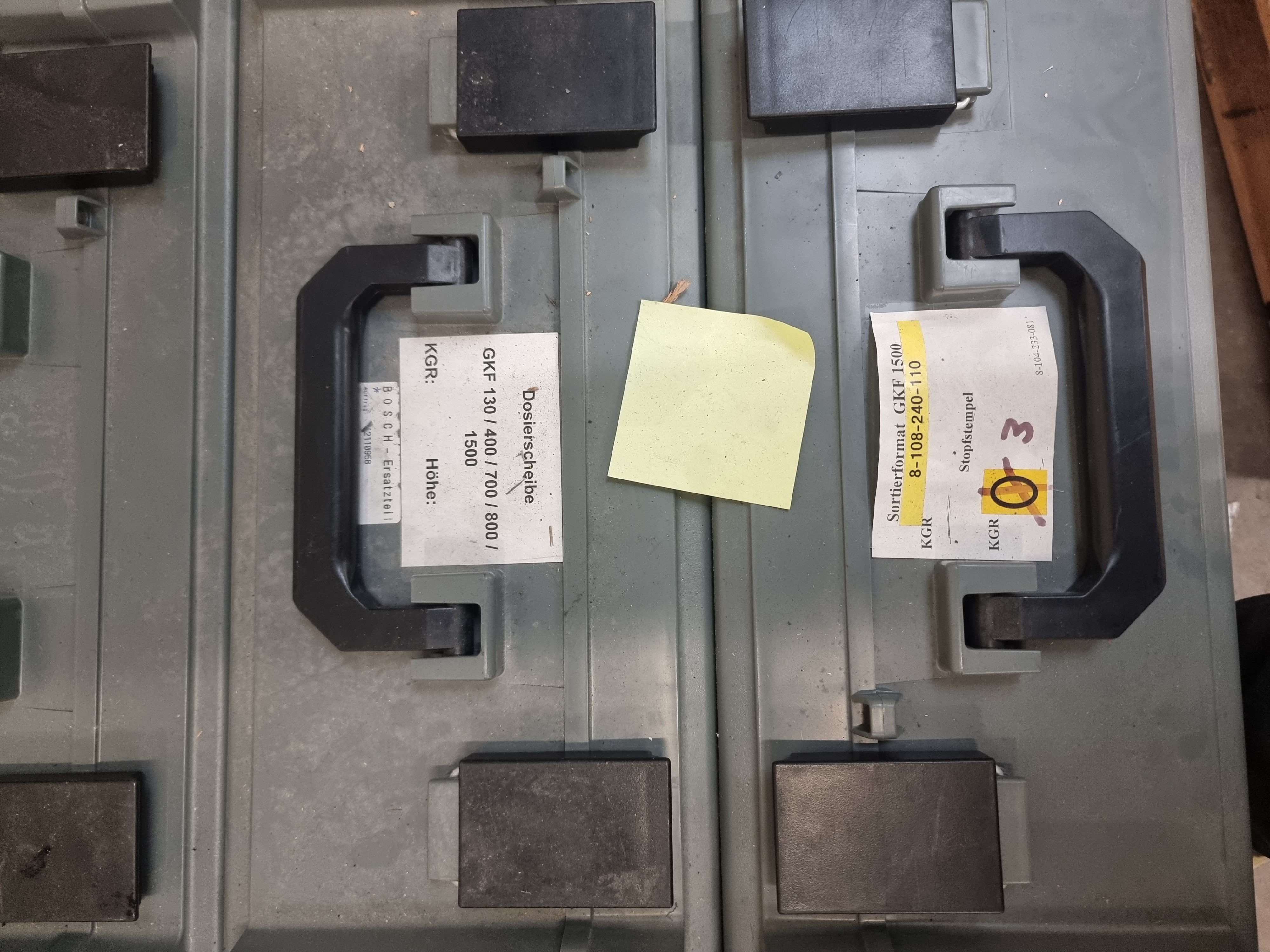 Used Bosch GKF-1500 S Capsule Filler Complete with Change Parts