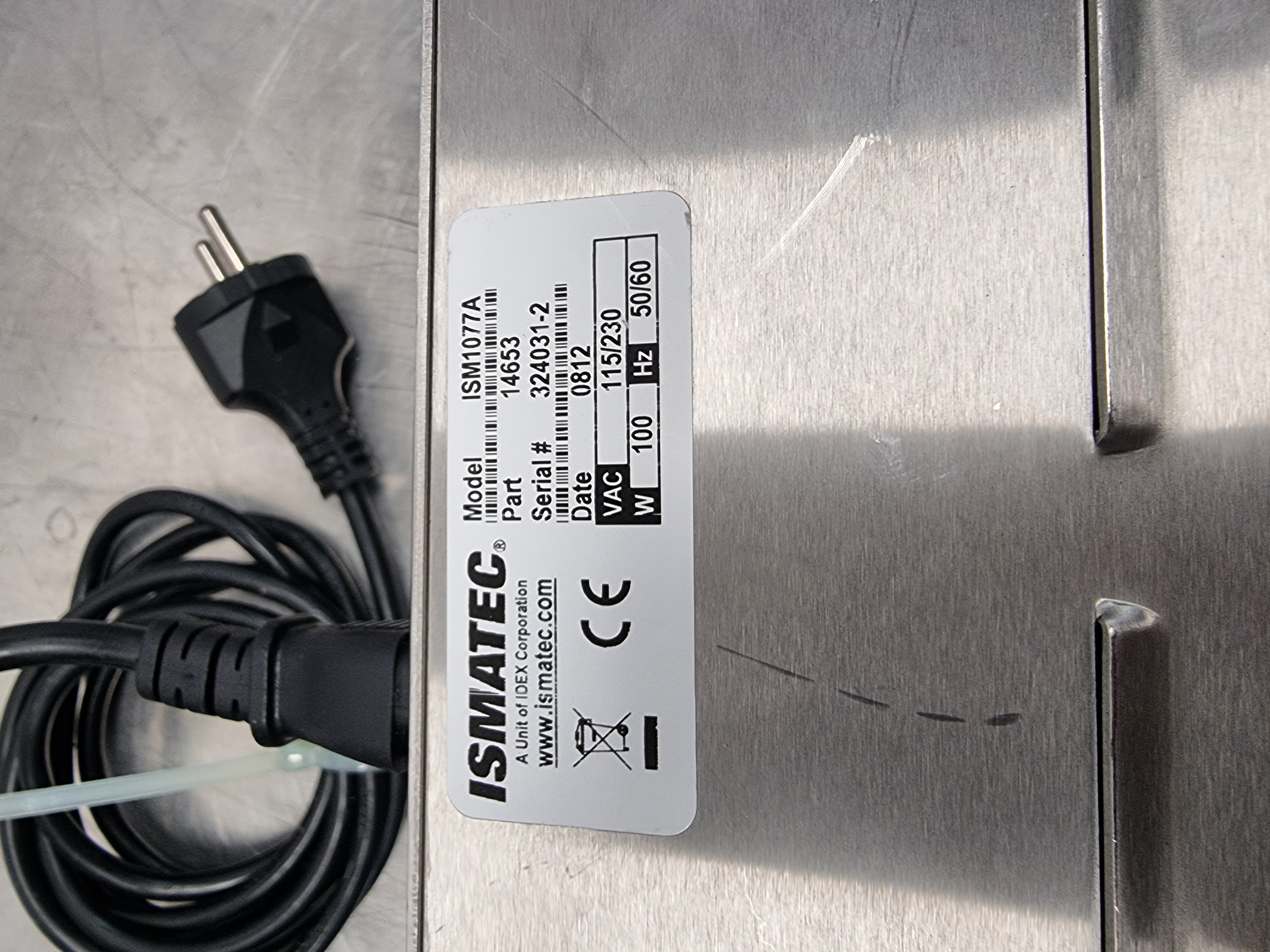 Used Ismatec Ecoline Peristaltic Pump C/W Cole Palmer Easy Load 77201-60 Pump Head