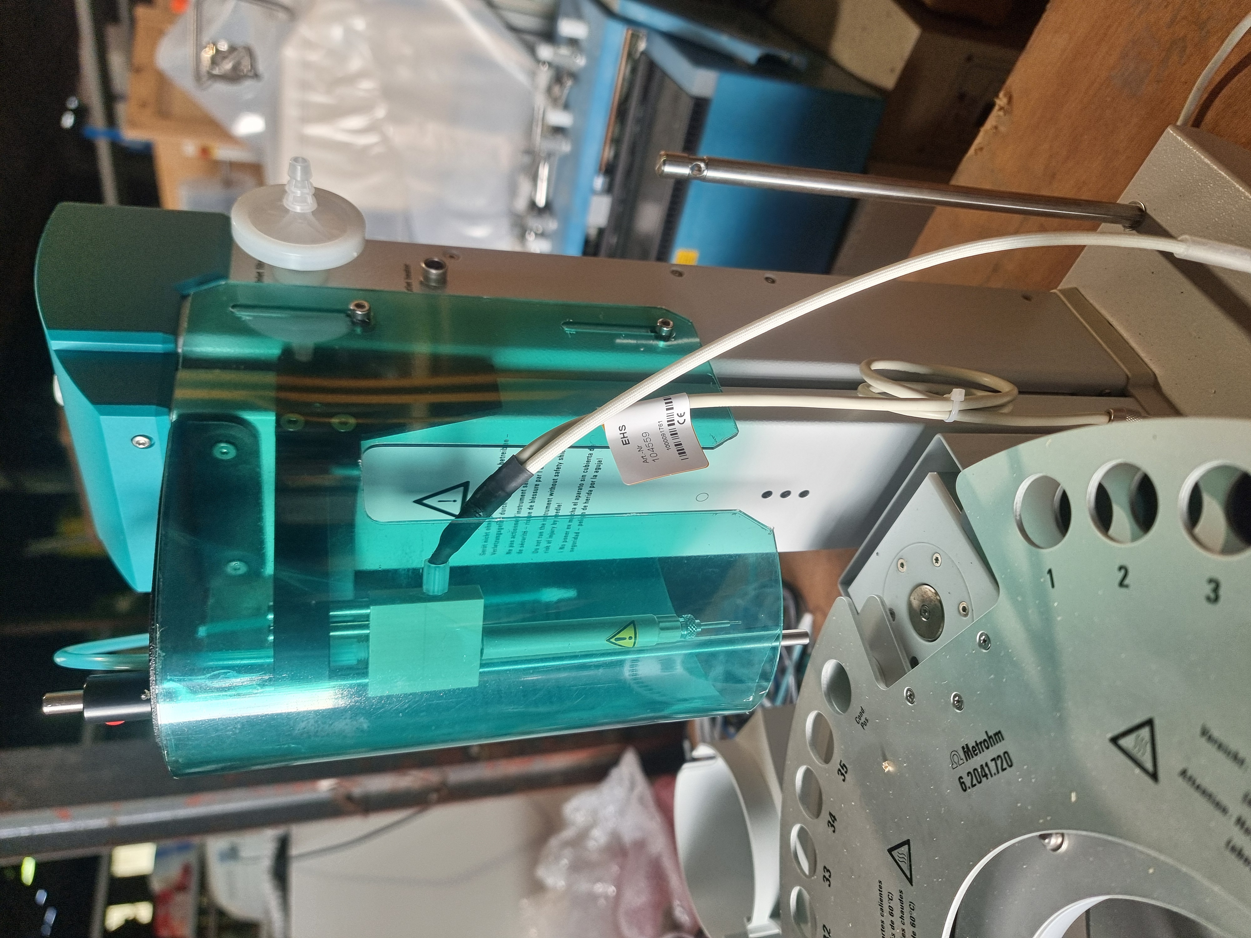 Used Metrohm 874 Oven Sampler c/w  851 Titrando & 803 Ti Stand