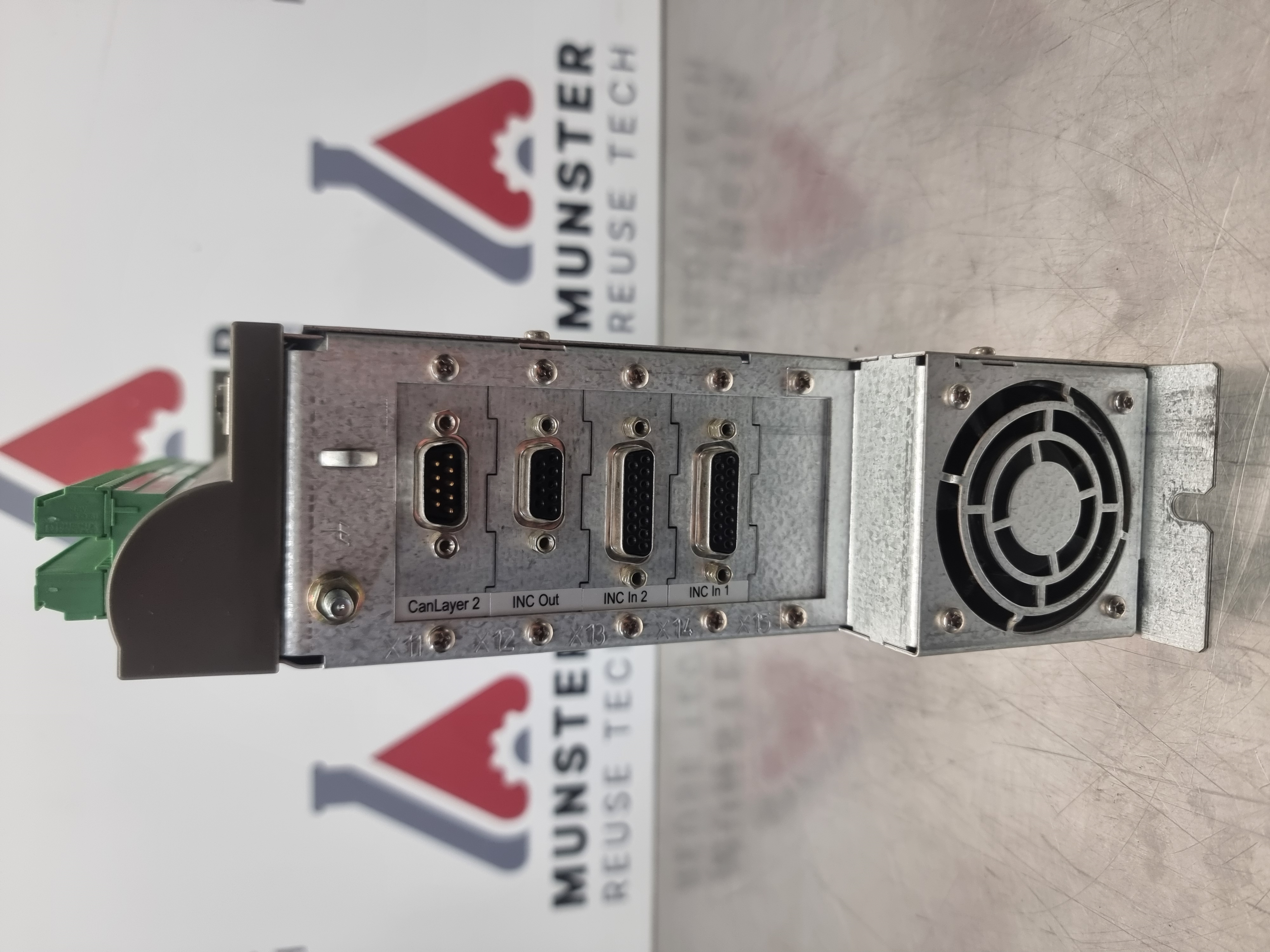 Used Elau MAX-4/11/03/016/99/1/1/00 Servo Controller | 13130255-008 | c/w OM/MAx-4 Interface Cards