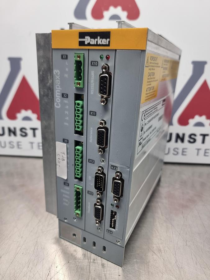 Used Parker Compax3S Series Single-Axis Servo Drive | P/N: C3S063V2F11I20T30M00