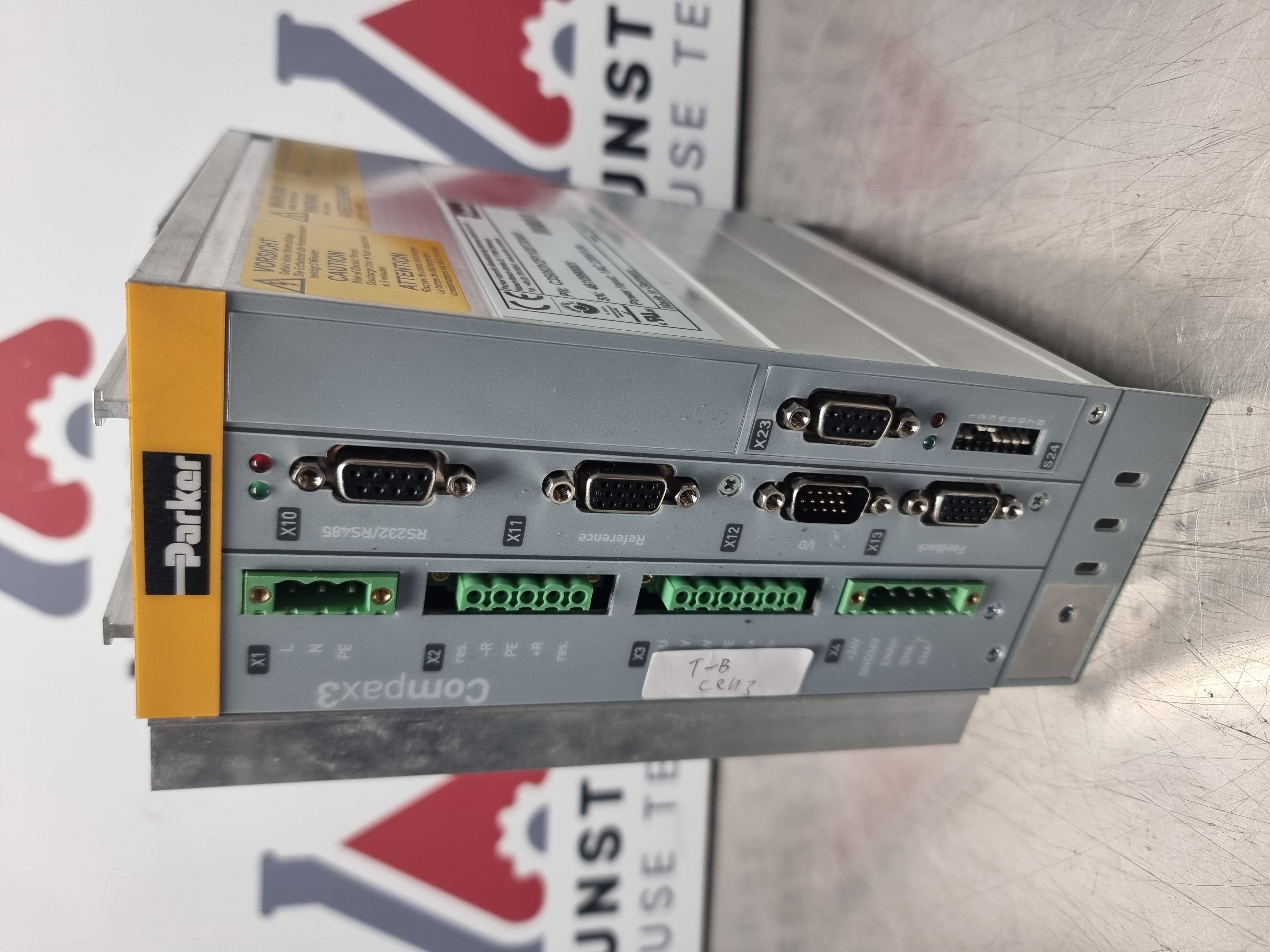 Used Parker Compax3S Series Single-Axis Servo Drive | P/N: C3S063V2F11I20T30M00
