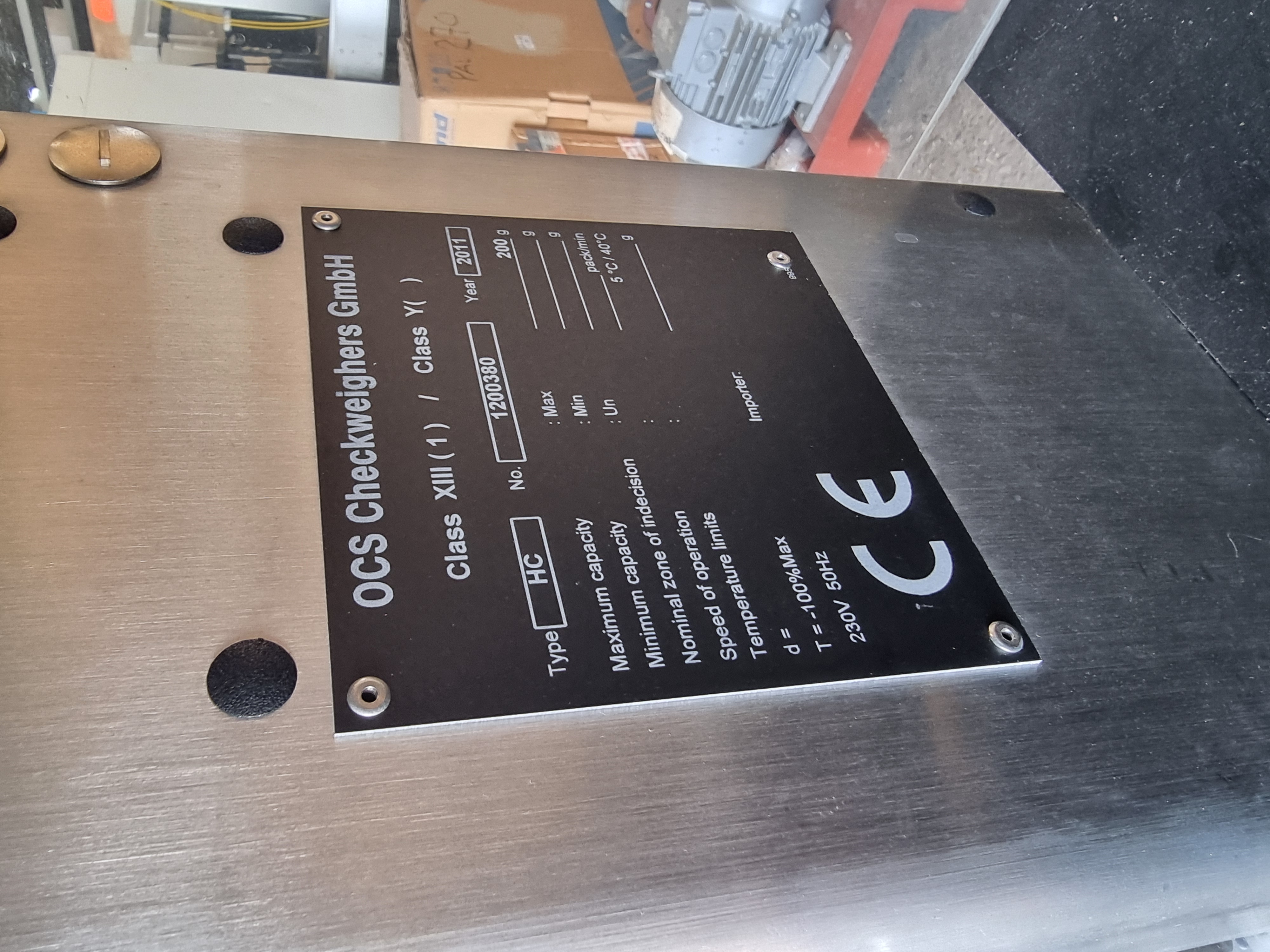 Used OCS Checkweighers GmbH | Type: HC | 200G